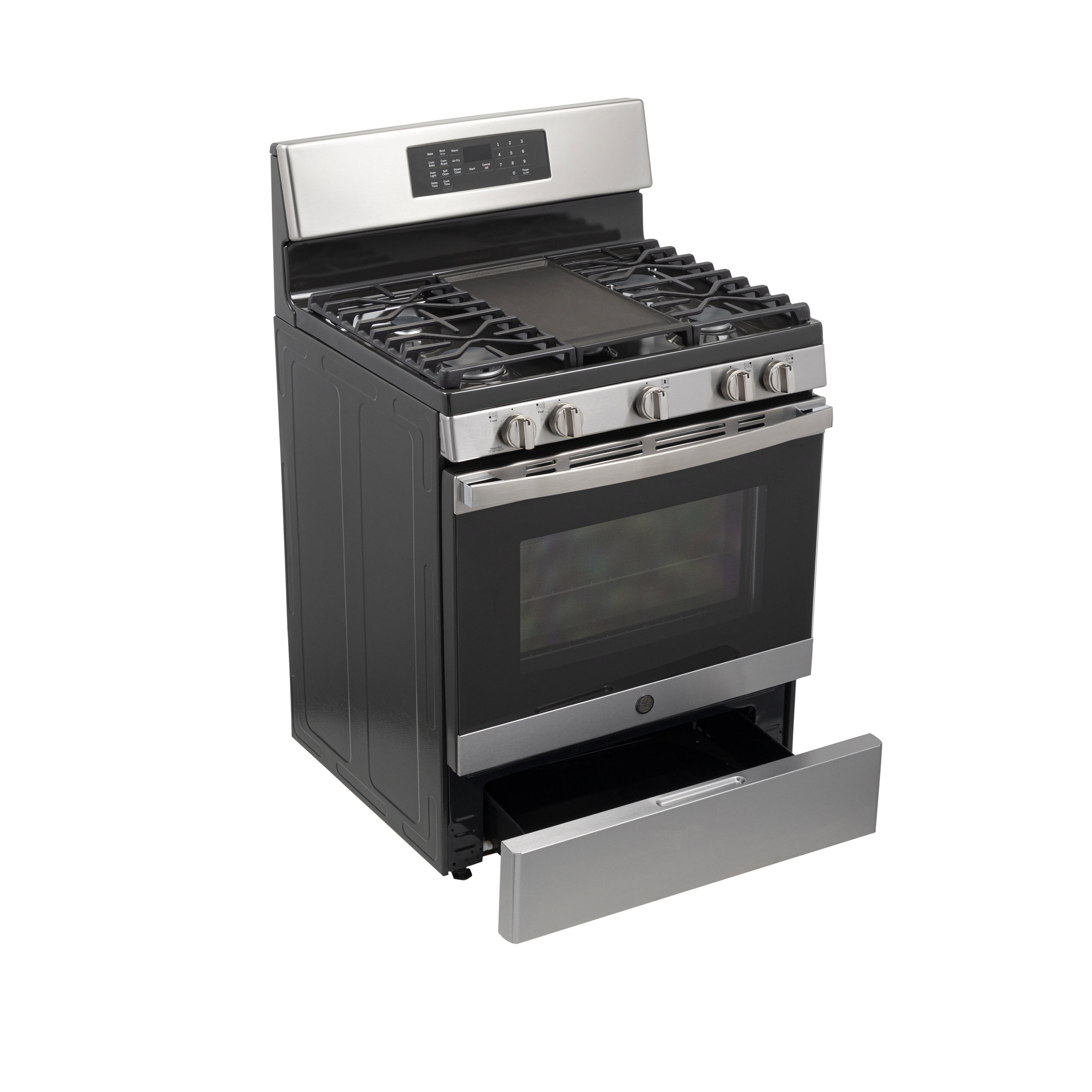 Model: JGB735SPSS | GE GE® 30" Free-Standing Gas Convection Range with No Preheat Air Fry