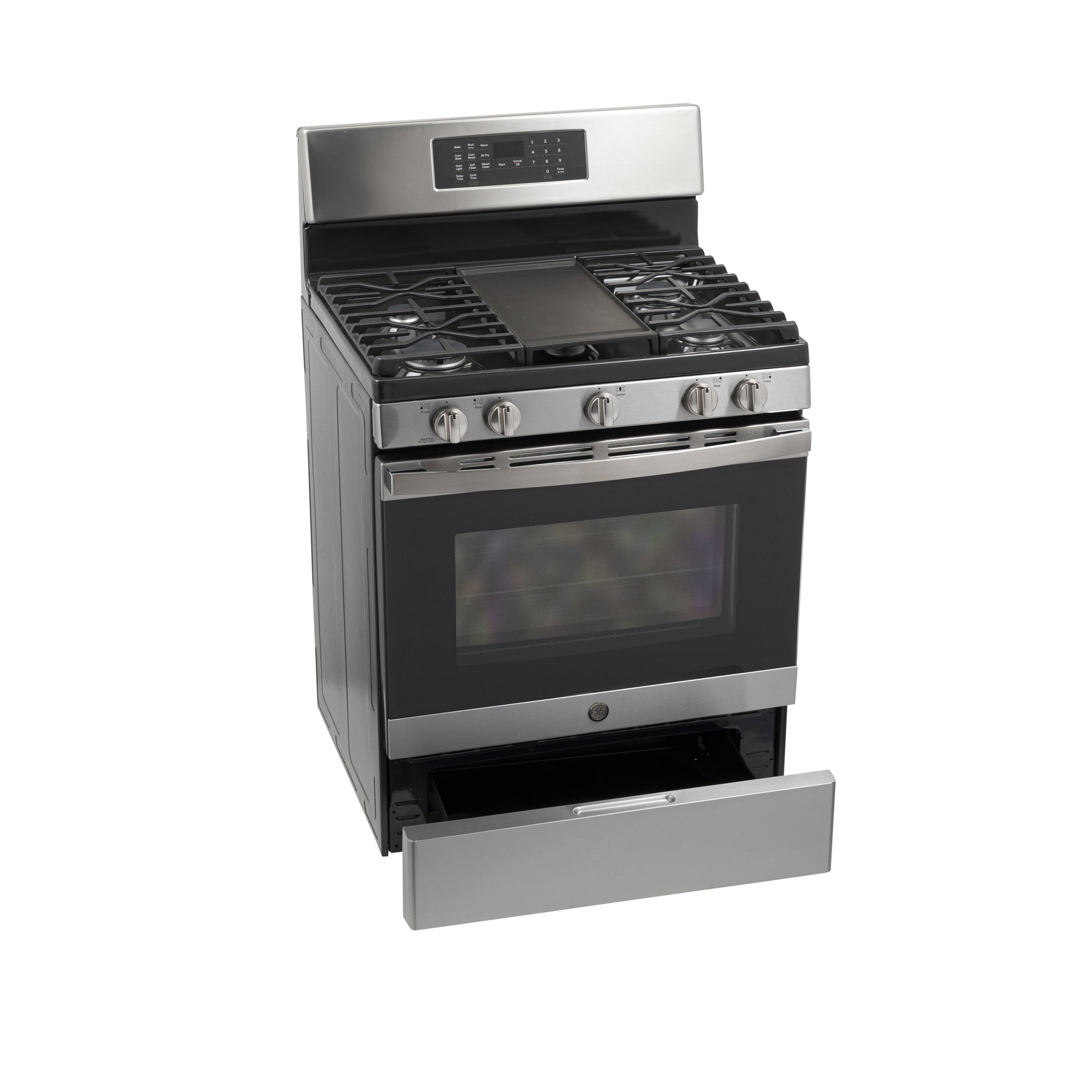 Model: JGB735SPSS | GE GE® 30" Free-Standing Gas Convection Range with No Preheat Air Fry