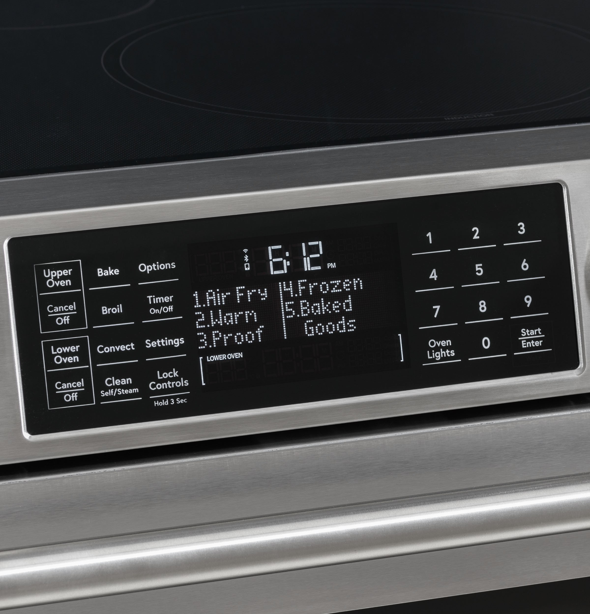 Model: CHS950P3MD1 | Cafe Café™ 30" Smart Slide-In, Front-Control, Induction and Convection Double-Oven Range