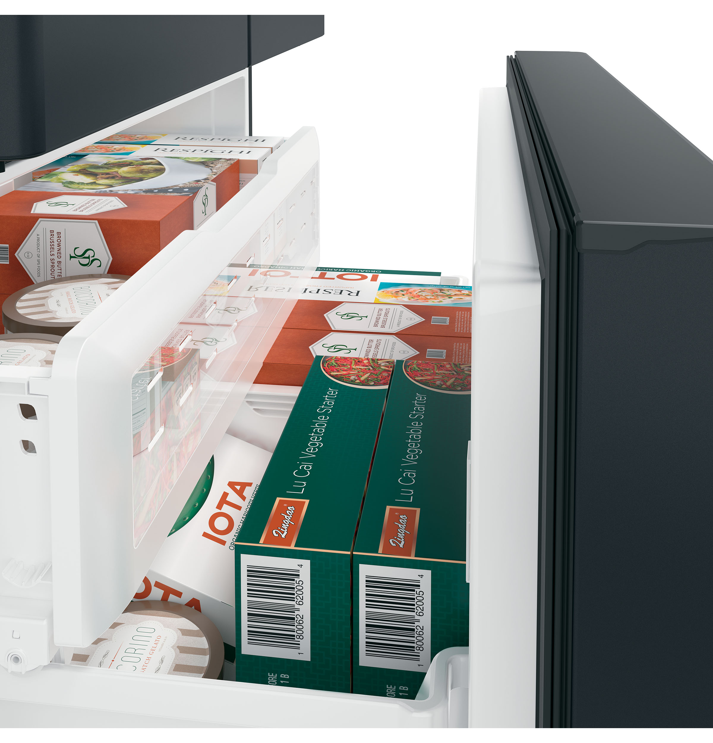 Model: CYE22TP3MD1 | Cafe Café™ ENERGY STAR® 22.1 Cu. Ft. Smart Counter-Depth French-Door Refrigerator with Hot Water Dispenser