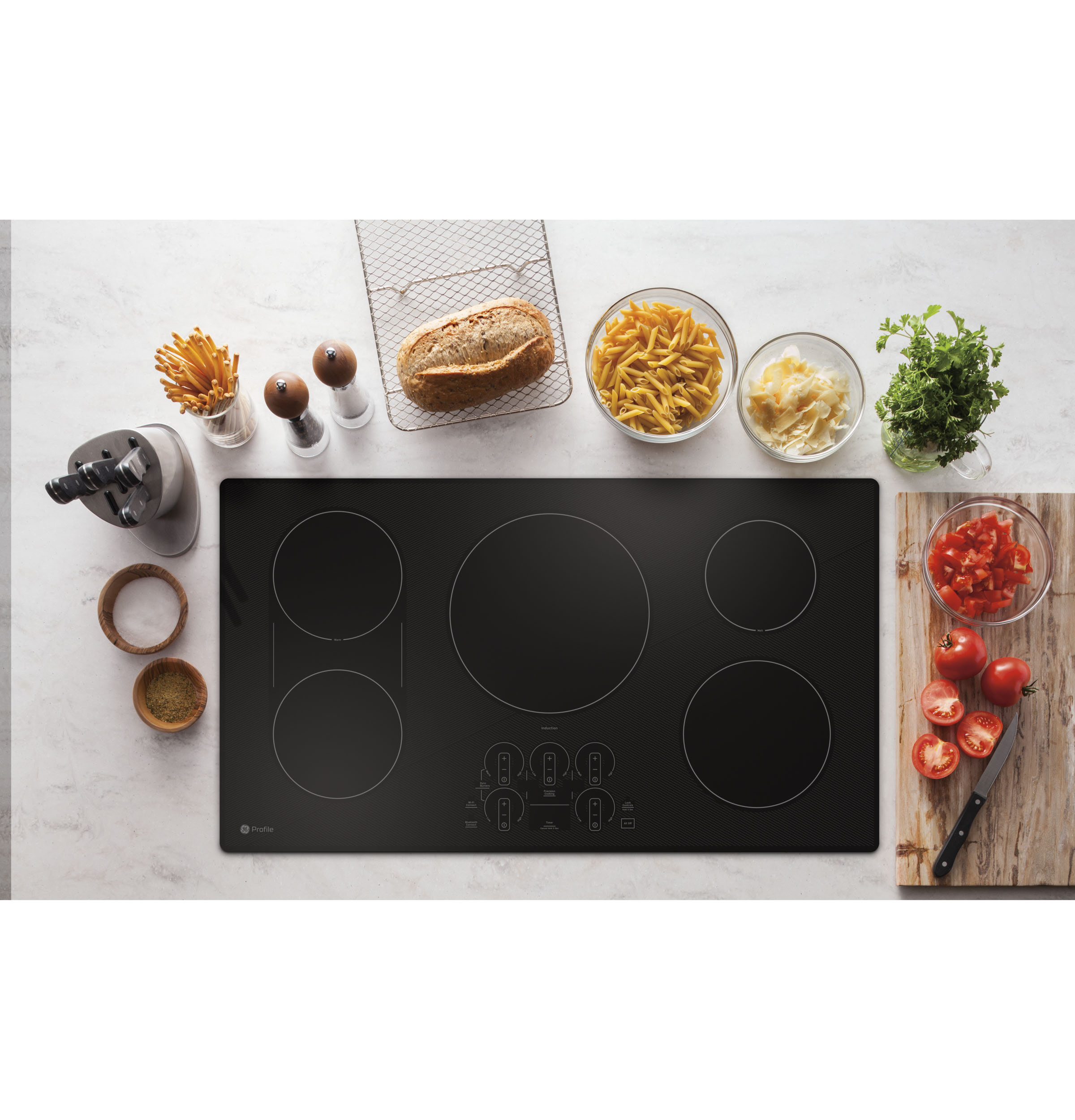 Model: PHP9036DTBB | GE Profile GE Profile™ ENERGY STAR® 36" Built-In Touch Control Induction Cooktop