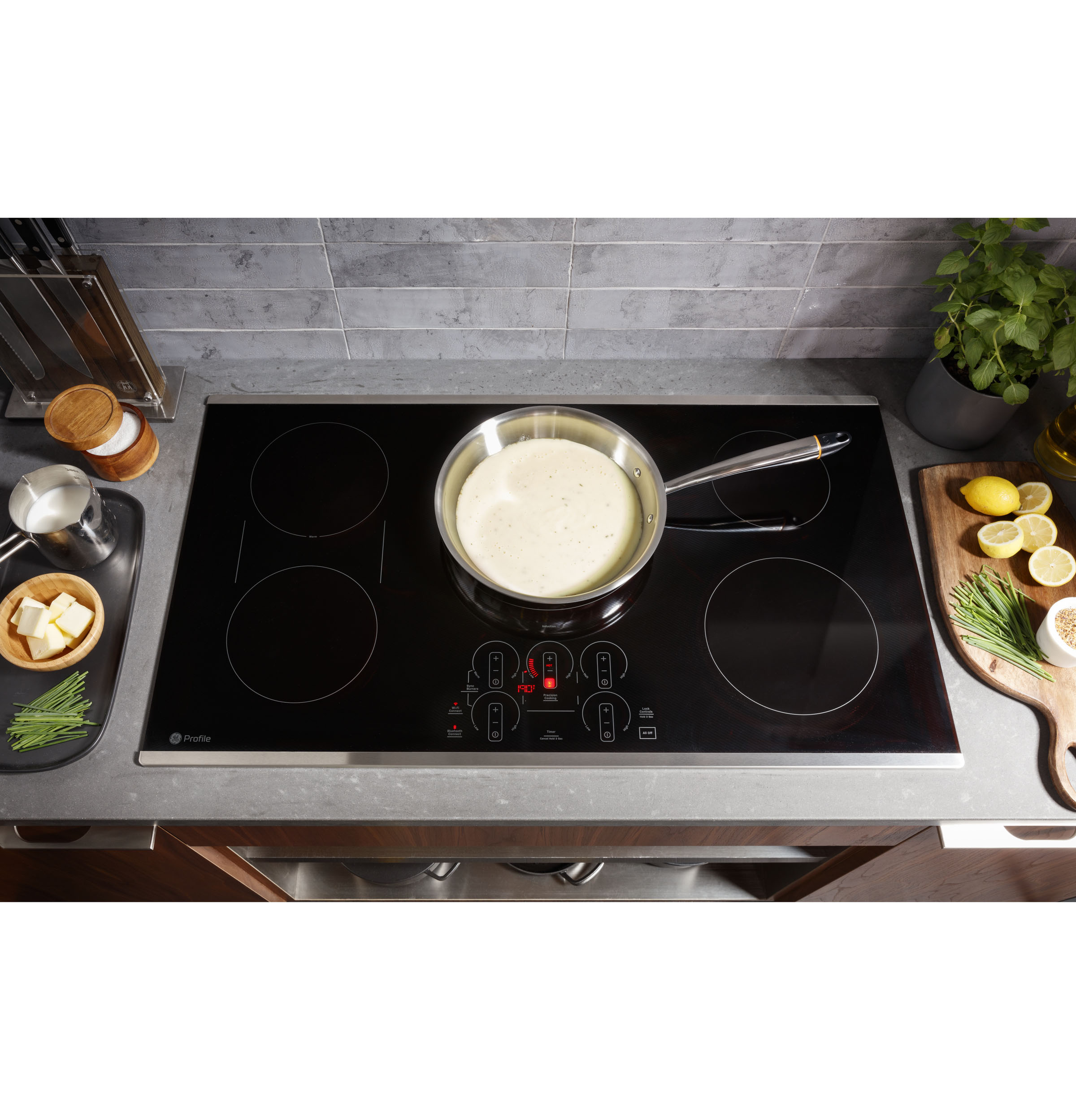 Model: PHP9036DTBB | GE Profile GE Profile™ ENERGY STAR® 36" Built-In Touch Control Induction Cooktop