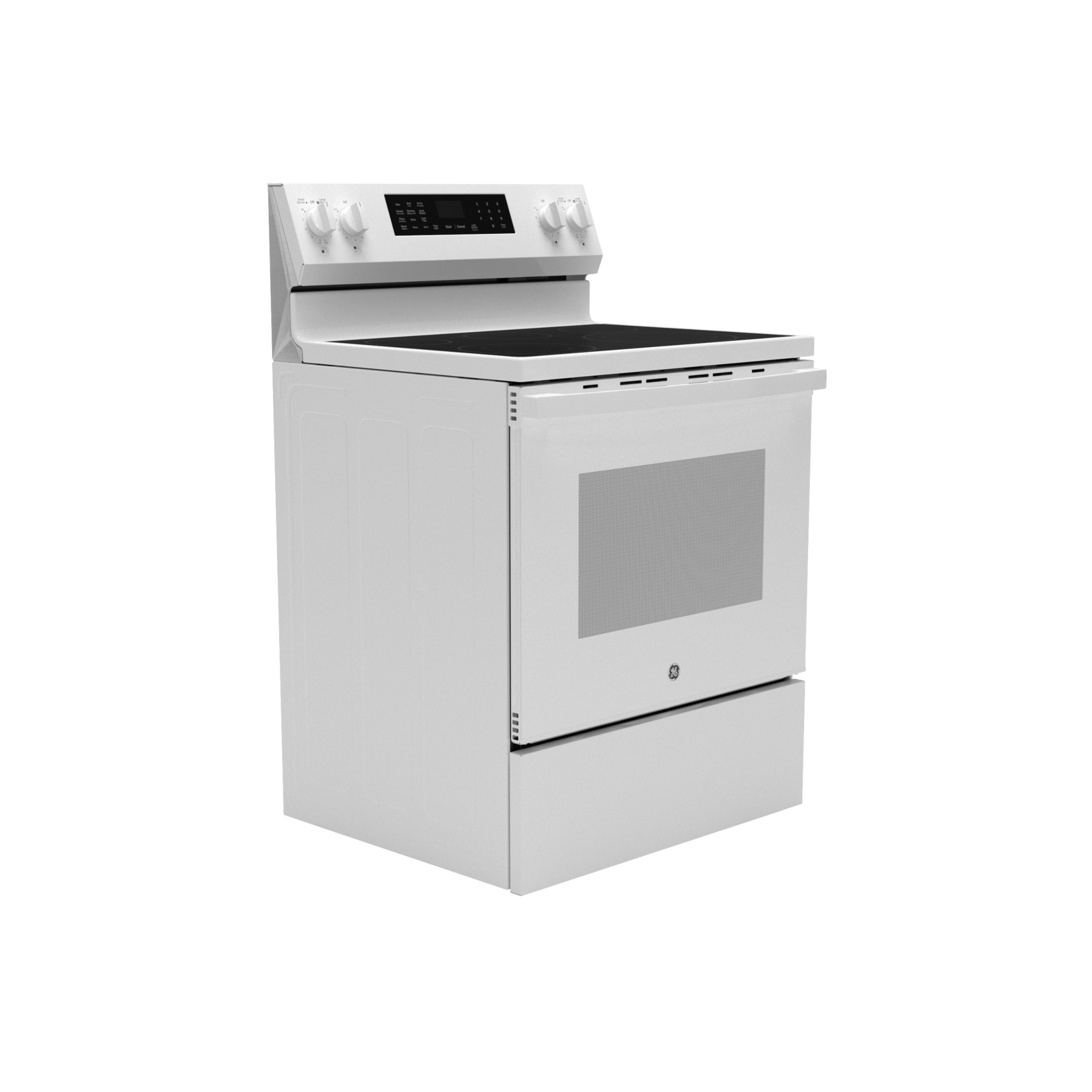 Model: GRF600AVWW | GE GE® ENERGY STAR® 30" Free-Standing Electric Convection Range with No Preheat Air Fry and EasyWash™ Oven Tray