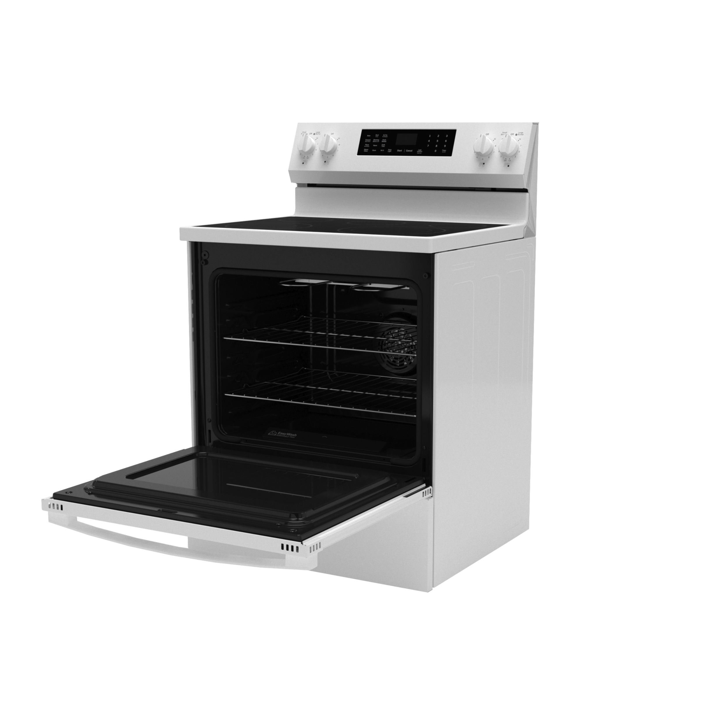 Model: GRF600AVWW | GE GE® ENERGY STAR® 30" Free-Standing Electric Convection Range with No Preheat Air Fry and EasyWash™ Oven Tray