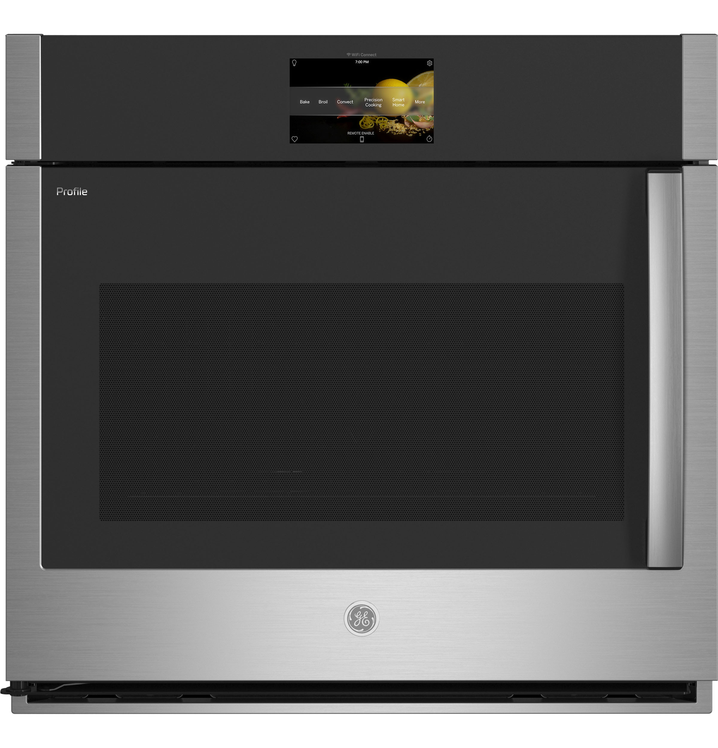 GE Profile GE Profile™ 30" Smart Built-In Convection Single Wall Oven with Left-Hand Side-Swing Doors