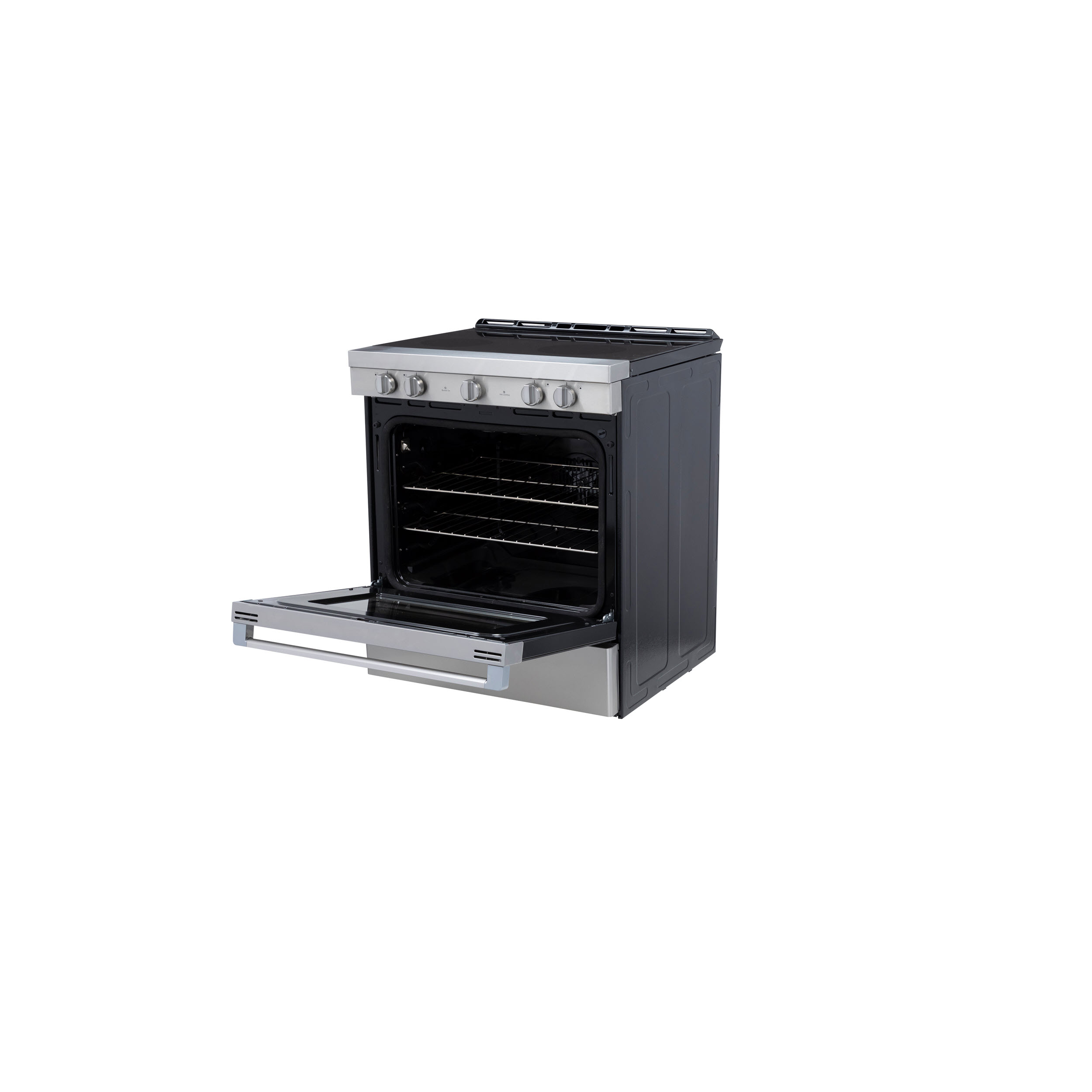 Model: QSS740BNTS | Haier 30" Smart Slide-In Electric Range with Convection