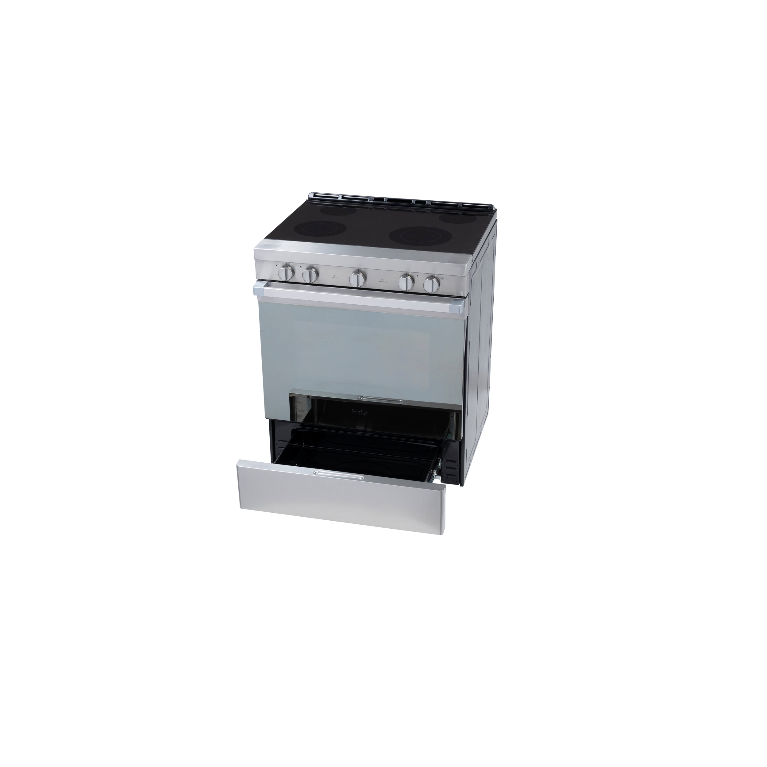 Model: QSS740BNTS | Haier 30" Smart Slide-In Electric Range with Convection