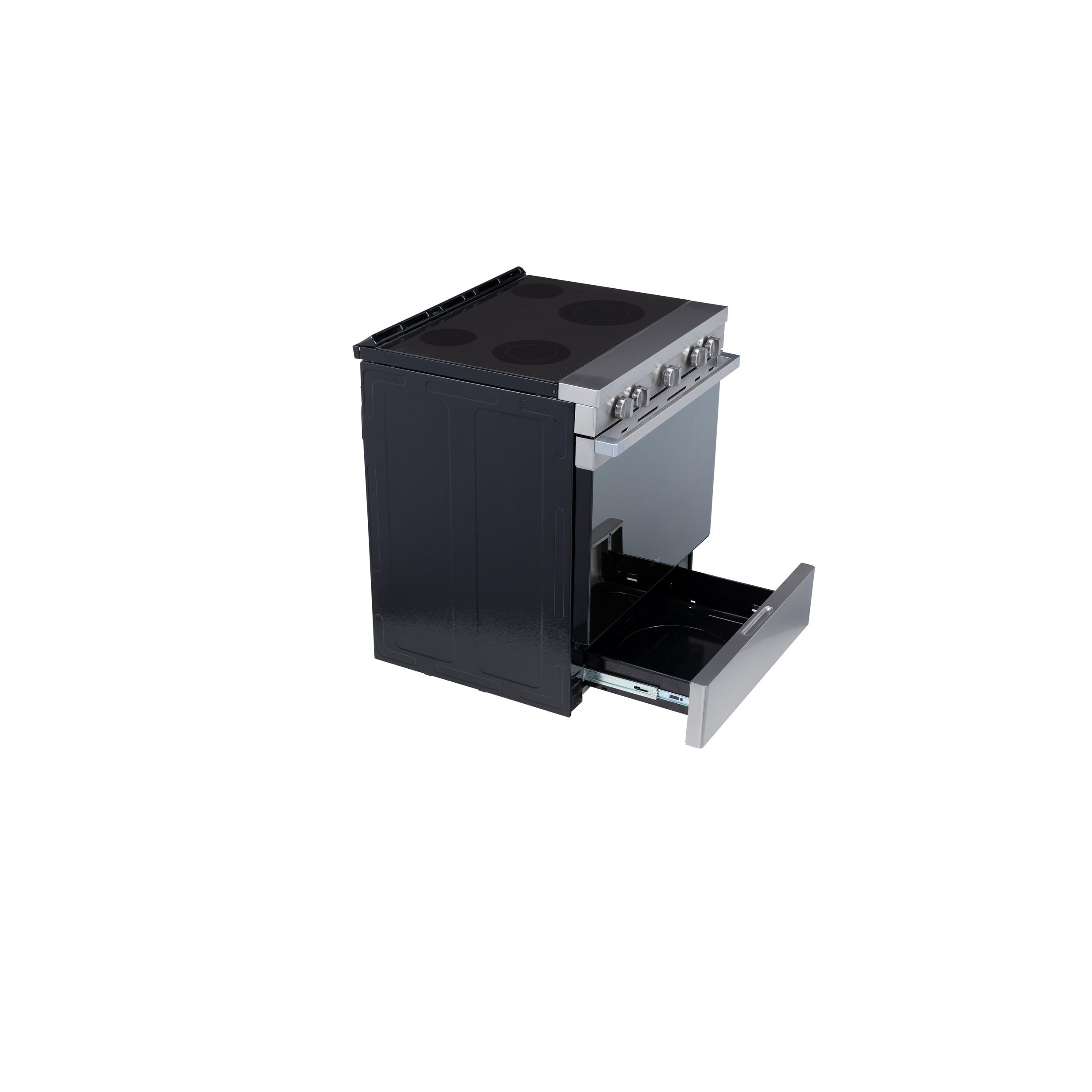 Model: QSS740BNTS | Haier 30" Smart Slide-In Electric Range with Convection