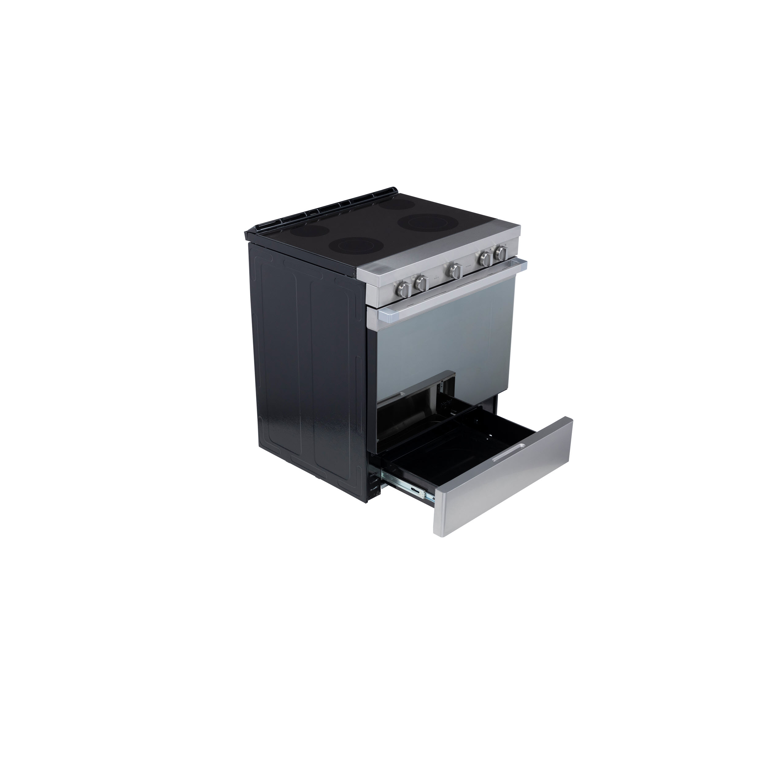 Model: QSS740BNTS | Haier 30" Smart Slide-In Electric Range with Convection