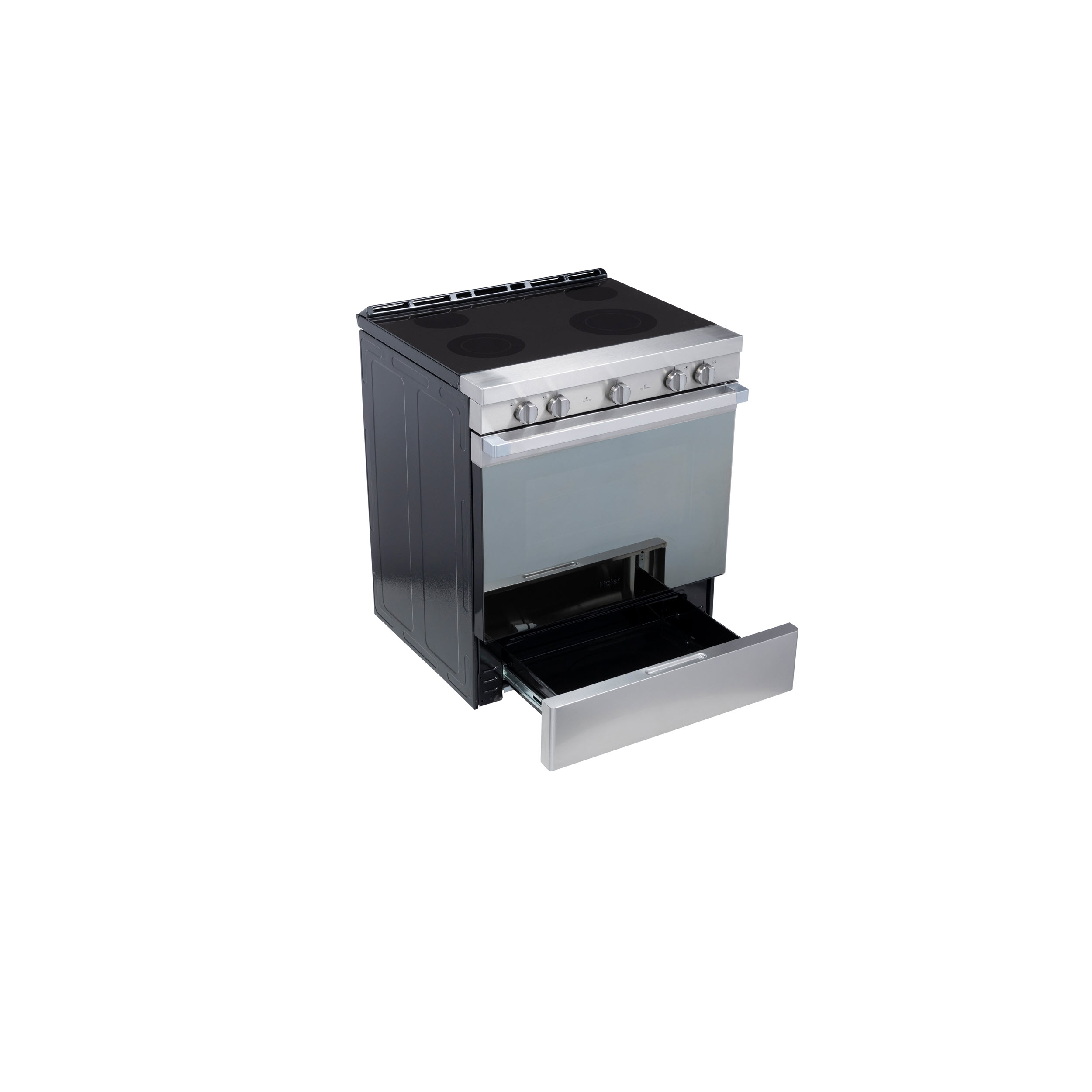 Model: QSS740BNTS | Haier 30" Smart Slide-In Electric Range with Convection