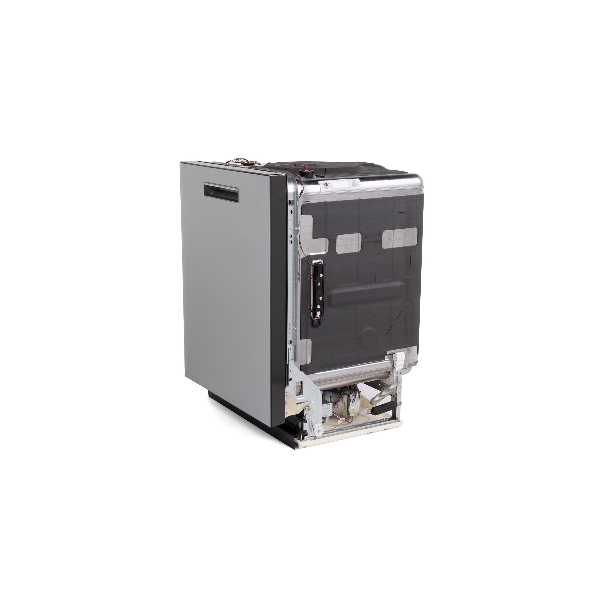 Model: CDP888M5VS5 | Cafe Café™ CustomFit ENERGY STAR Stainless Interior Smart Dishwasher with Ultra Wash Top Rack and LED Lights, 39 dBA in Platinum Glass