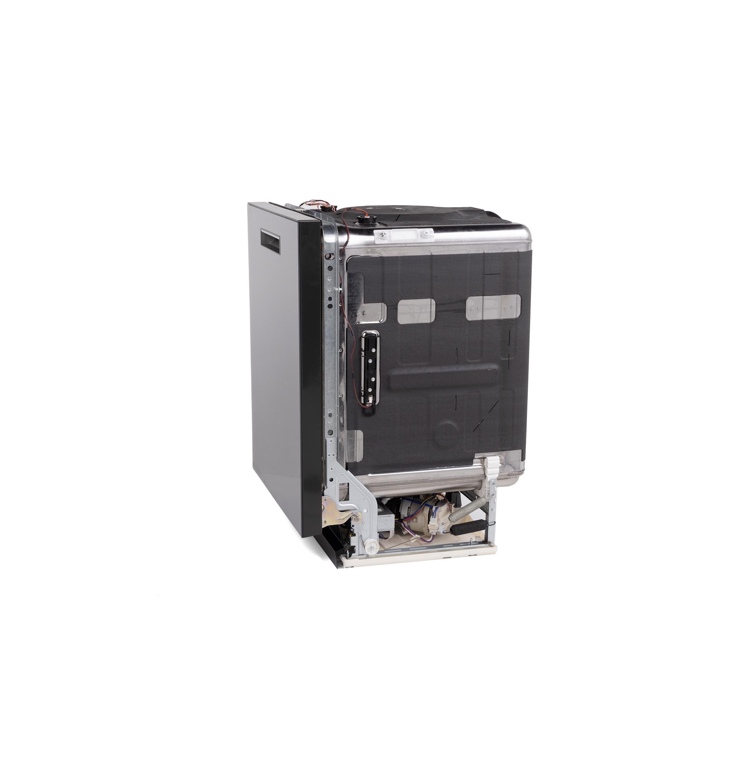 Model: CDP888M5VS5 | Cafe Café™ CustomFit ENERGY STAR Stainless Interior Smart Dishwasher with Ultra Wash Top Rack and LED Lights, 39 dBA in Platinum Glass