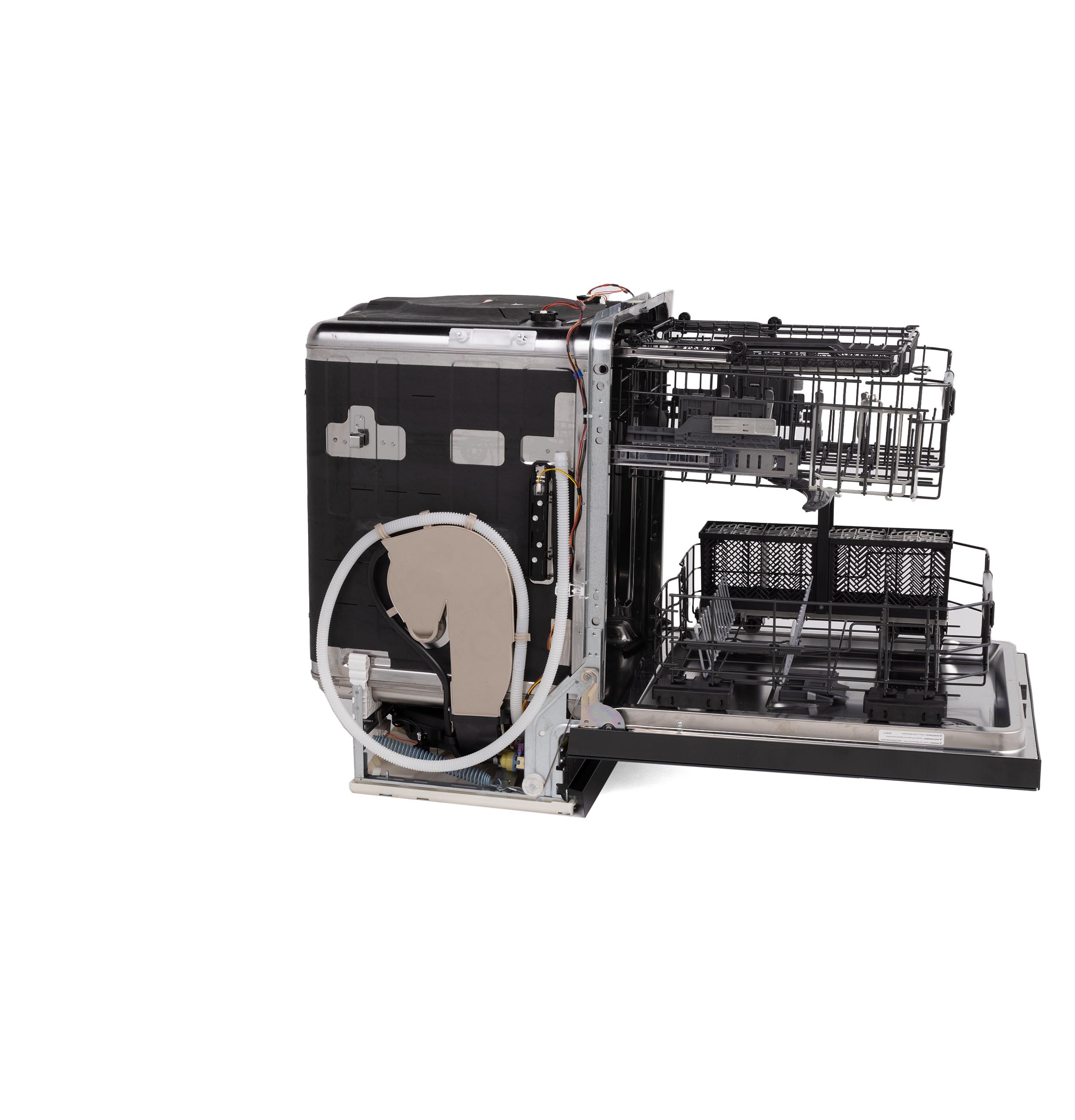 Model: CDP888M5VS5 | Cafe Café™ CustomFit ENERGY STAR Stainless Interior Smart Dishwasher with Ultra Wash Top Rack and LED Lights, 39 dBA in Platinum Glass