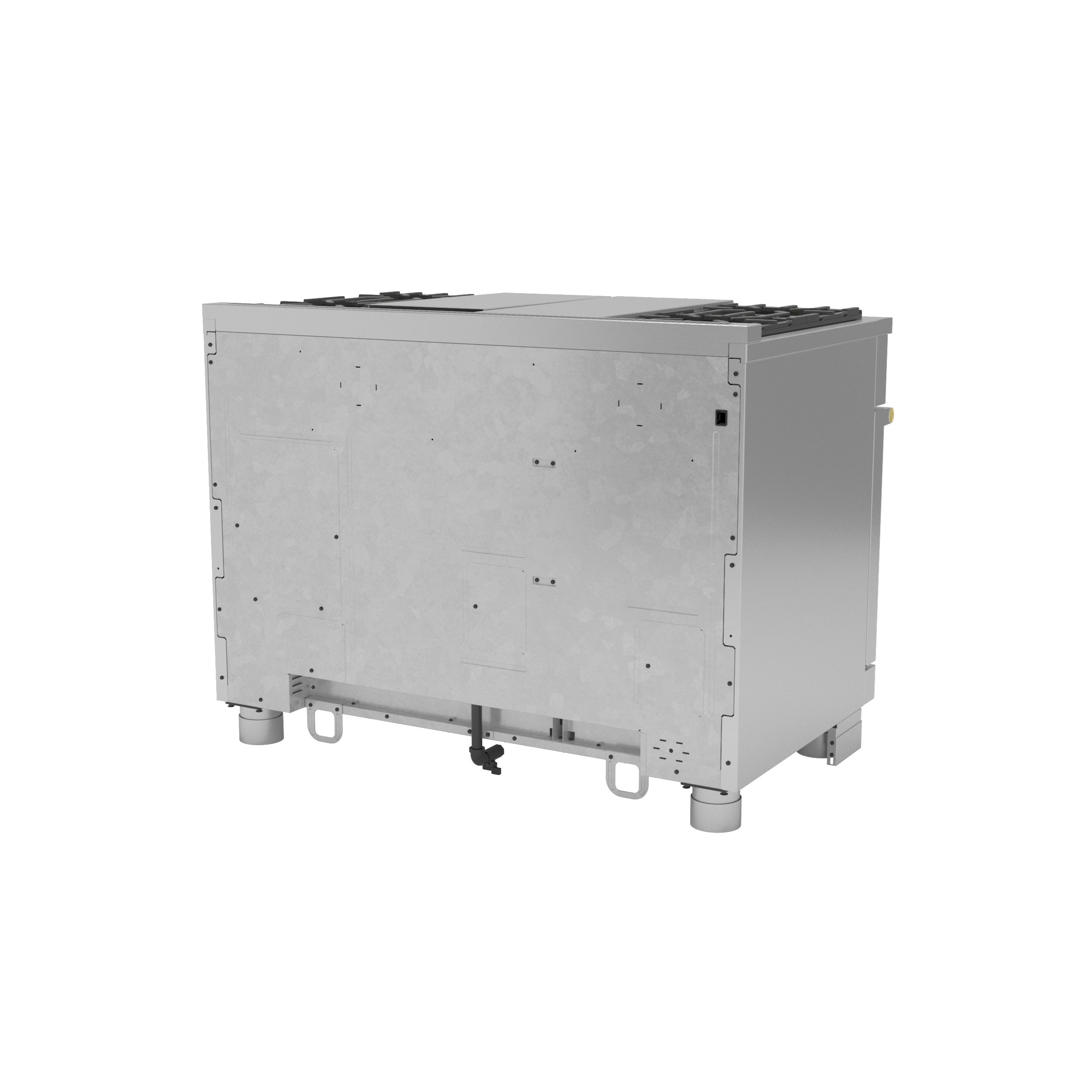 Model: ZDP484NGTSS | Monogram Monogram 48" Dual-Fuel Professional Range with 4 Burners, Grill, and Griddle