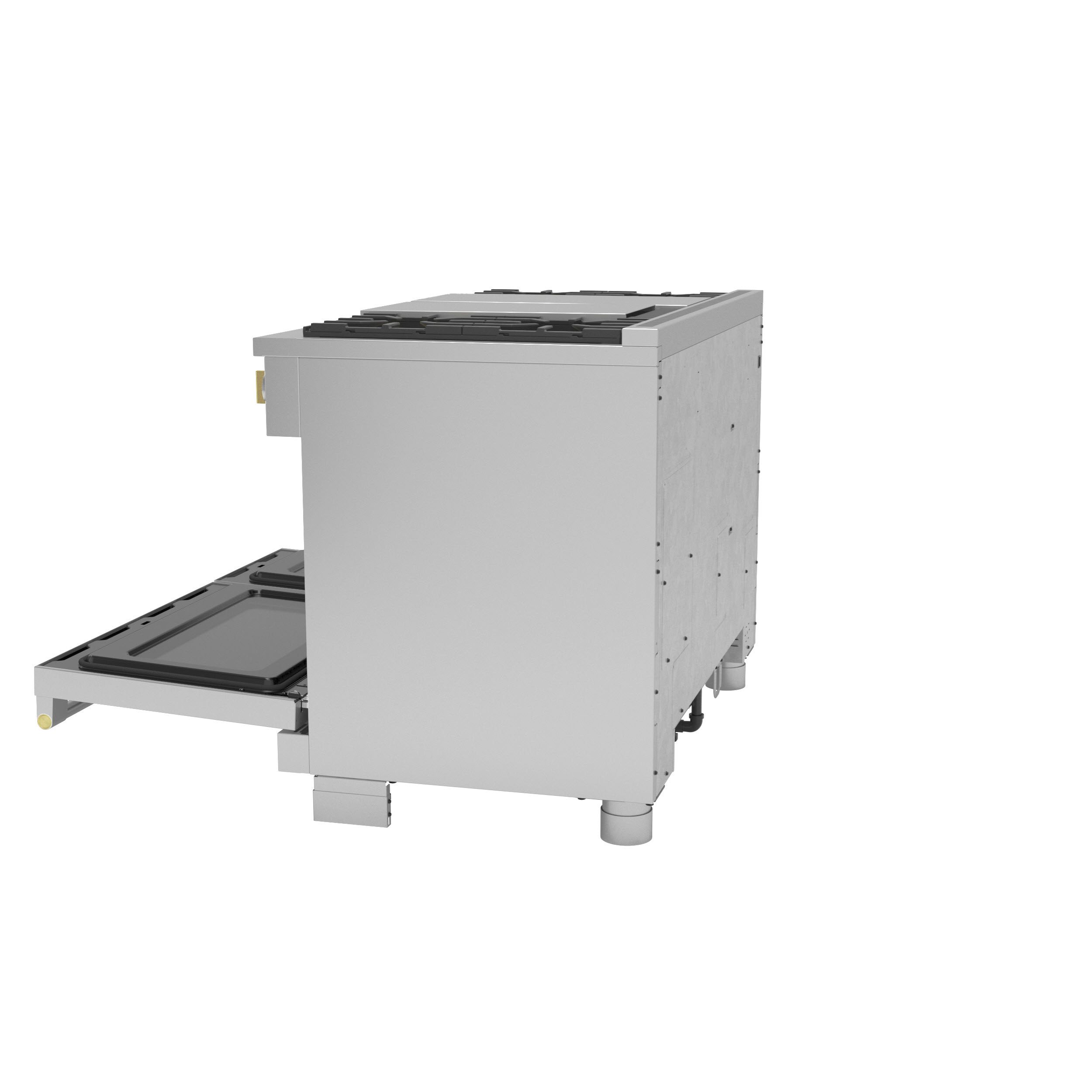 Model: ZDP484NGTSS | Monogram Monogram 48" Dual-Fuel Professional Range with 4 Burners, Grill, and Griddle