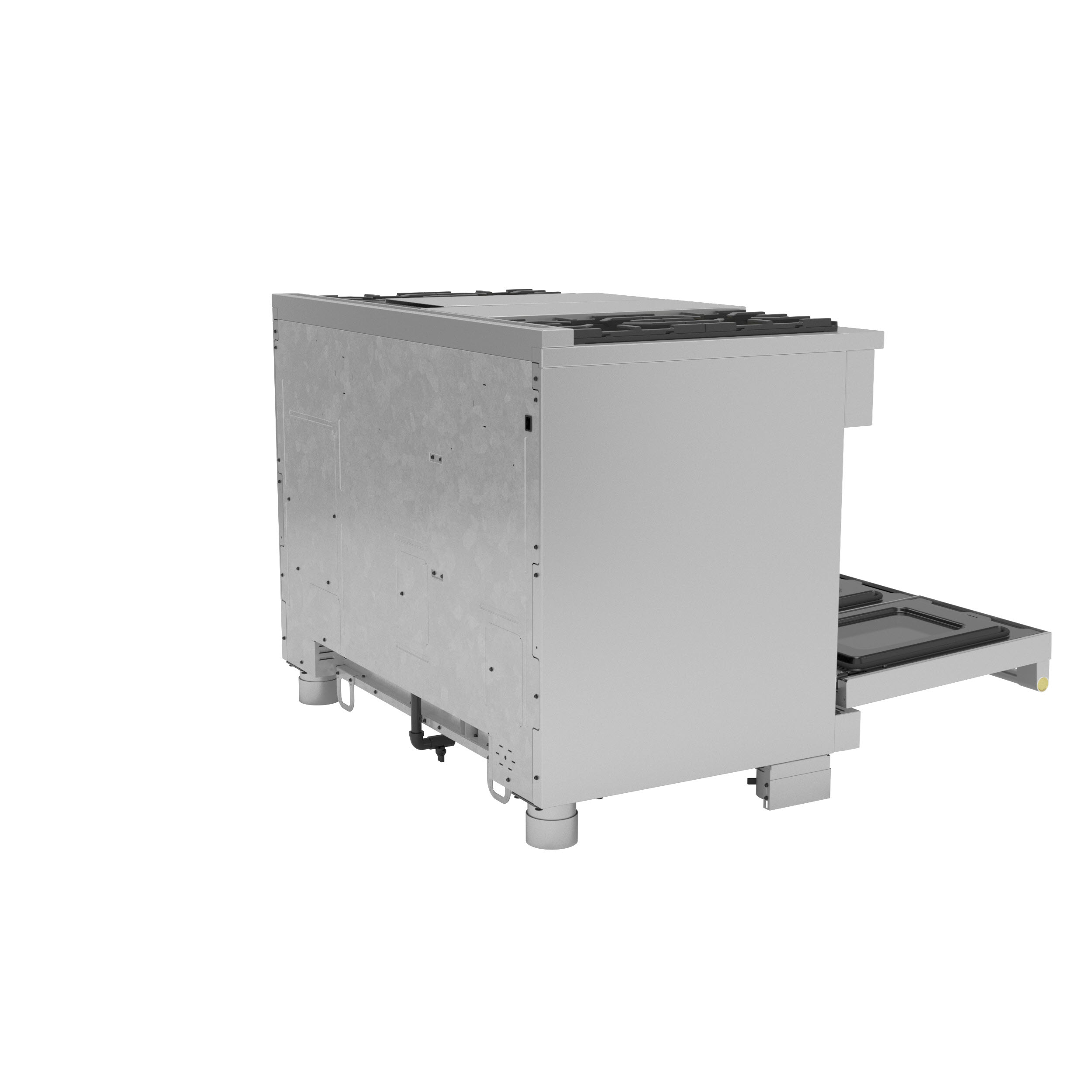 Model: ZDP484NGTSS | Monogram Monogram 48" Dual-Fuel Professional Range with 4 Burners, Grill, and Griddle