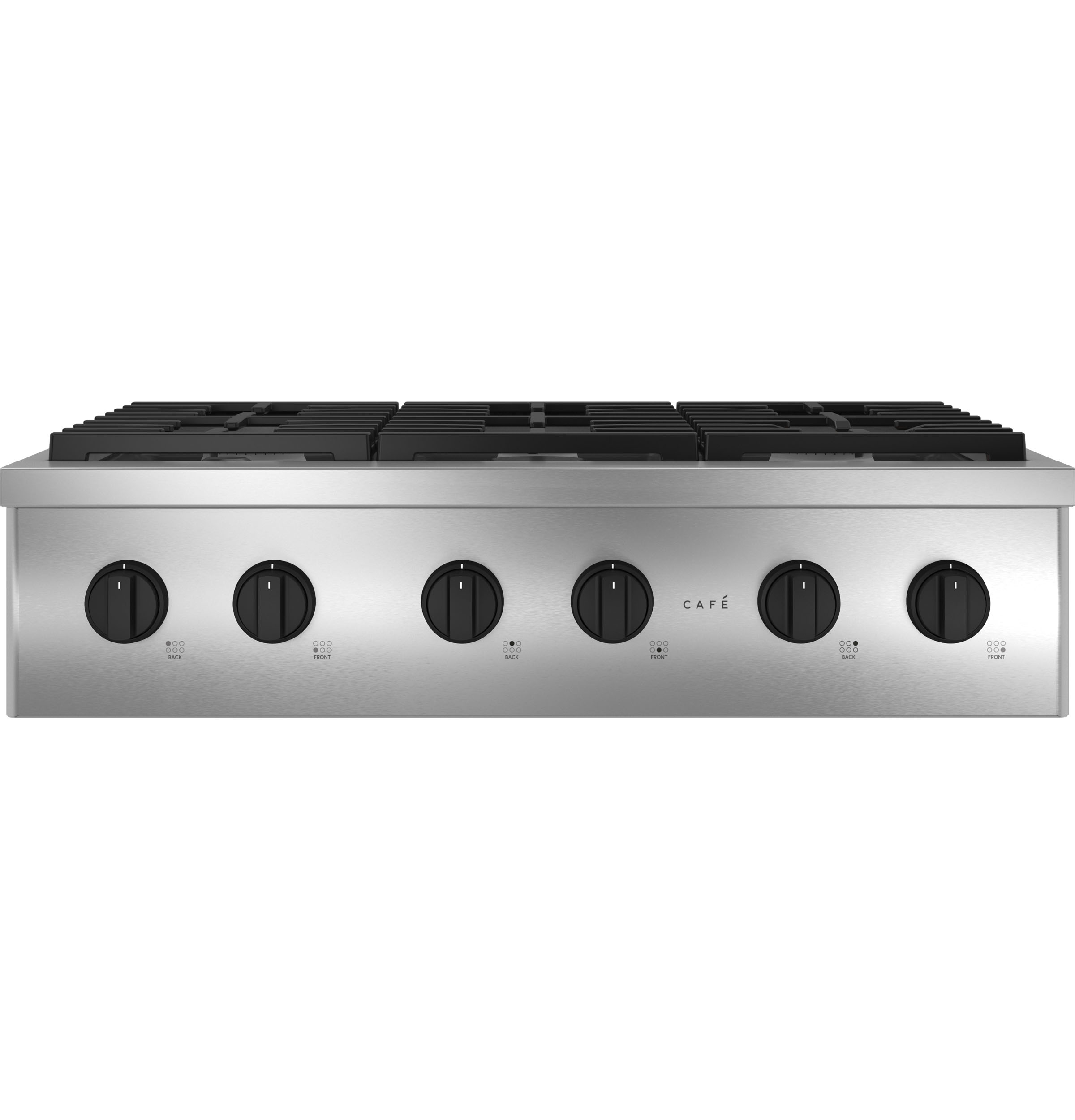 Model: CGU366P2TS1 | Cafe Café™ 36" Commercial-Style Gas Rangetop with 6 Burners (Natural Gas)