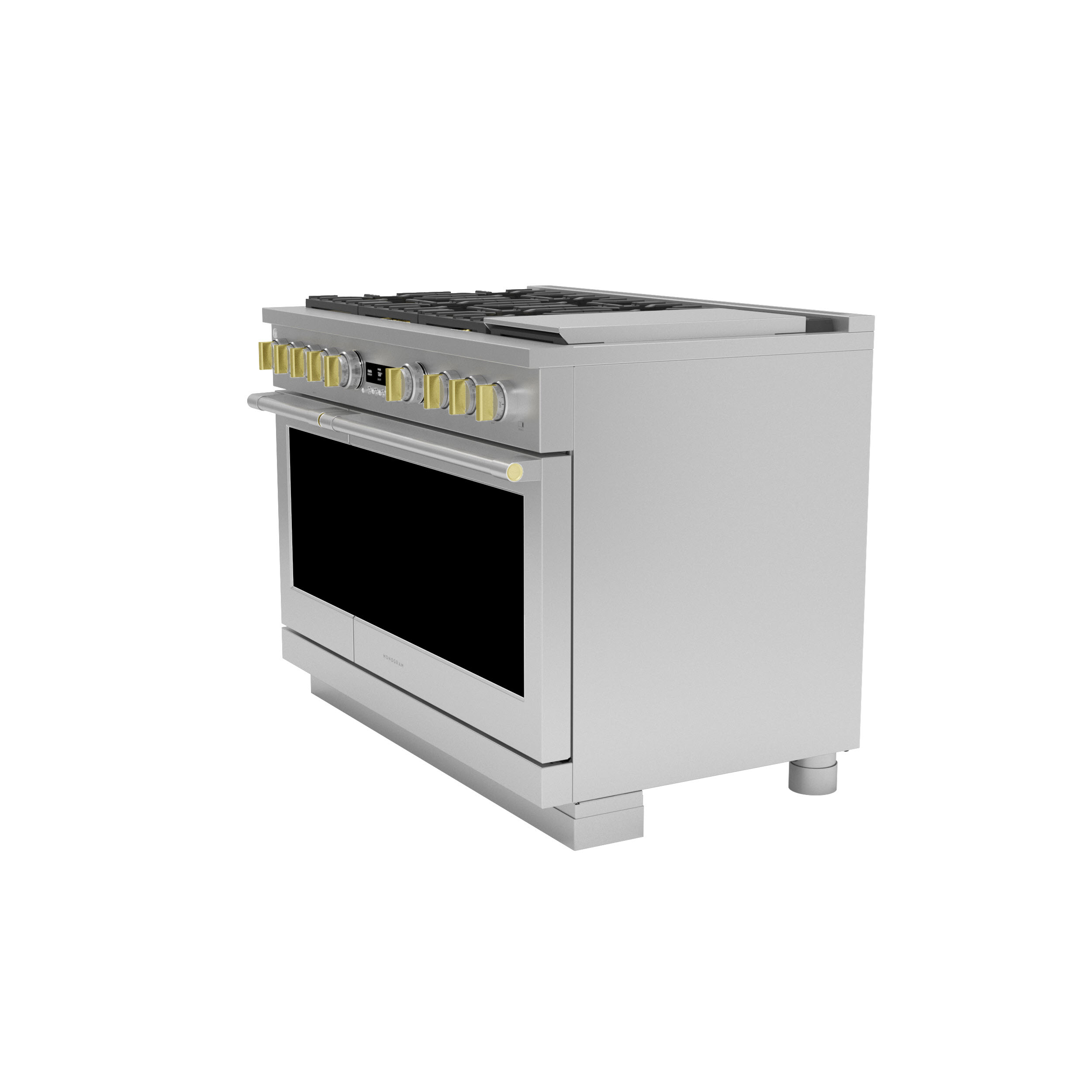 Model: ZGP486NDTSS | Monogram Monogram 48" All Gas Professional Range with 6 Burners and Griddle