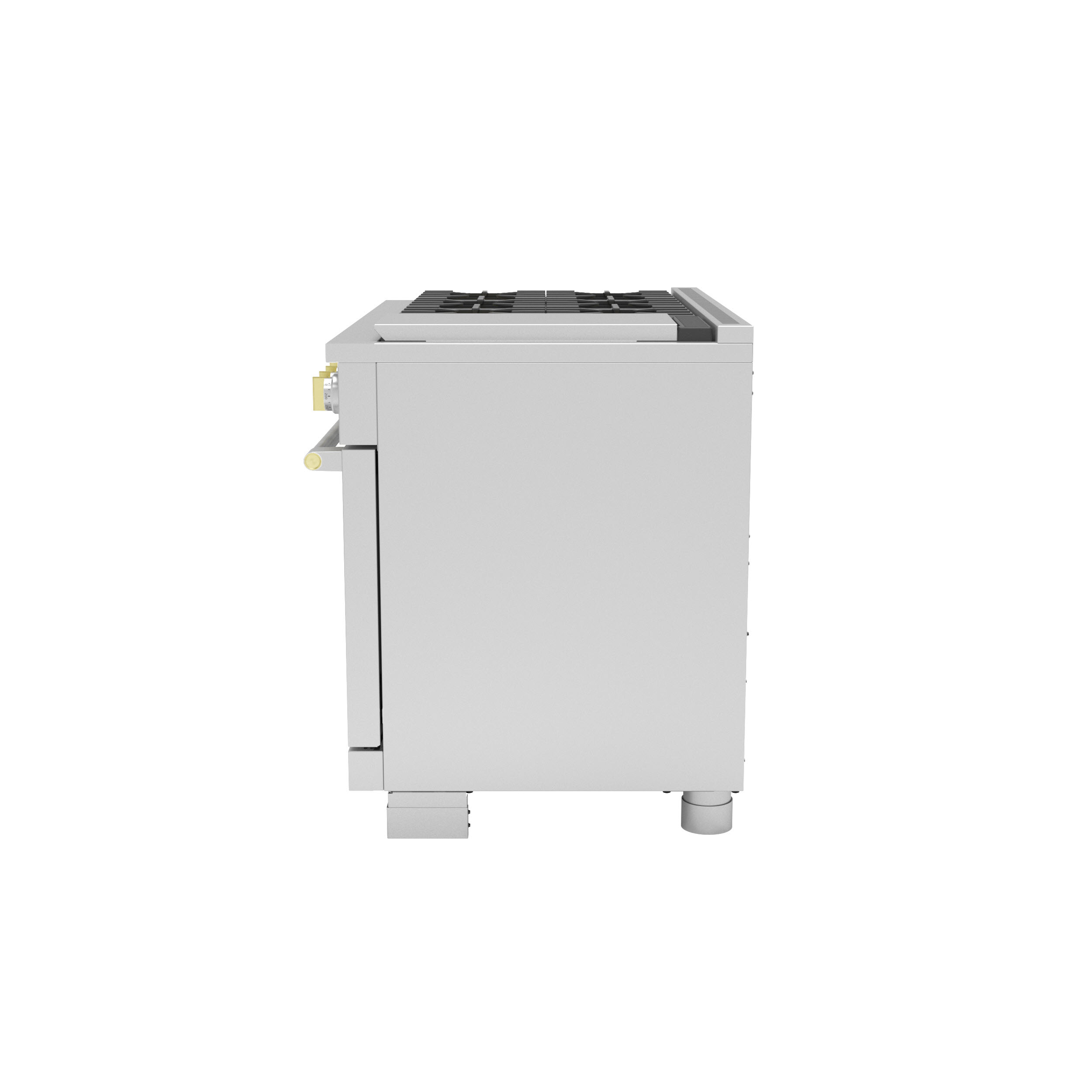 Model: ZGP486NDTSS | Monogram Monogram 48" All Gas Professional Range with 6 Burners and Griddle