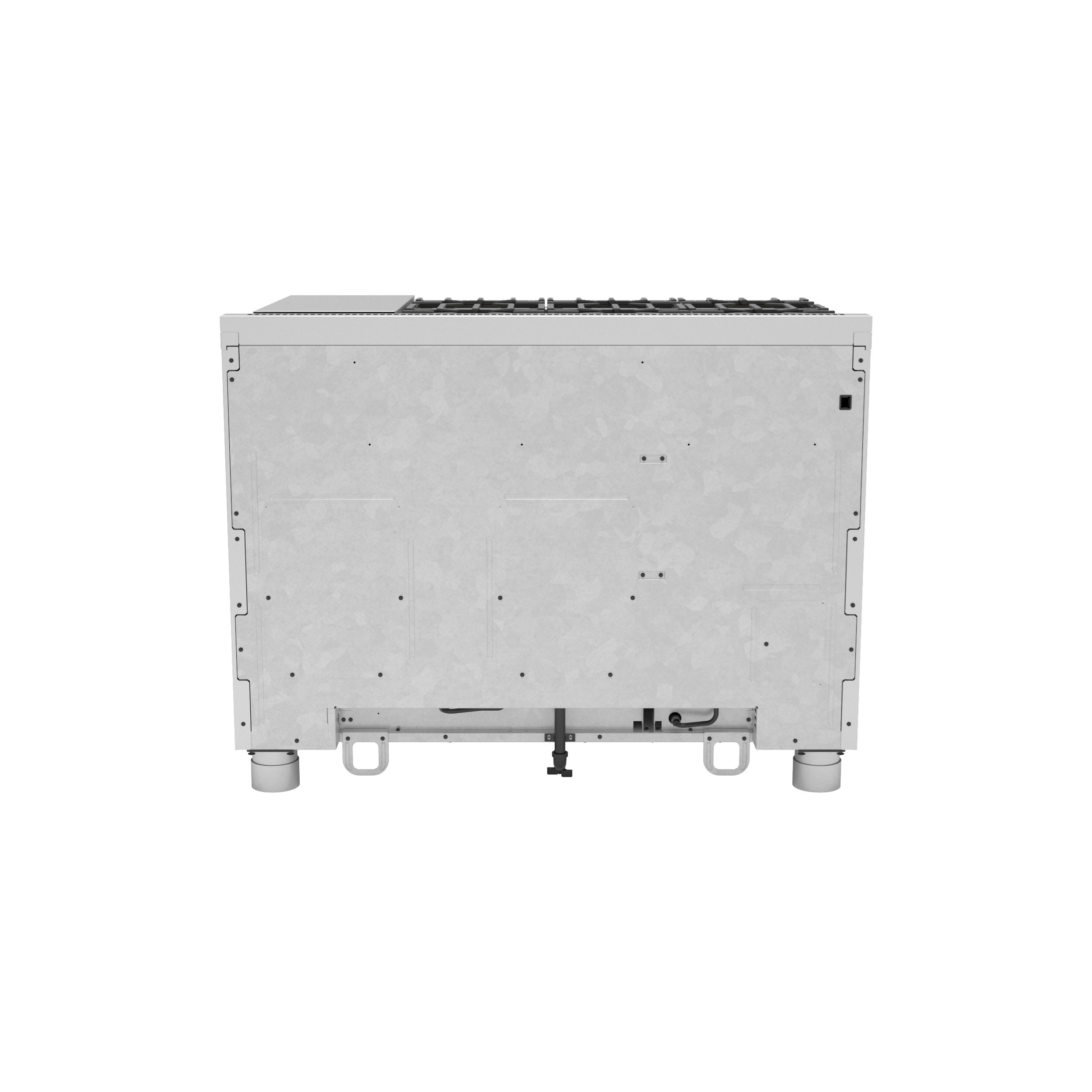 Model: ZGP486NDTSS | Monogram Monogram 48" All Gas Professional Range with 6 Burners and Griddle