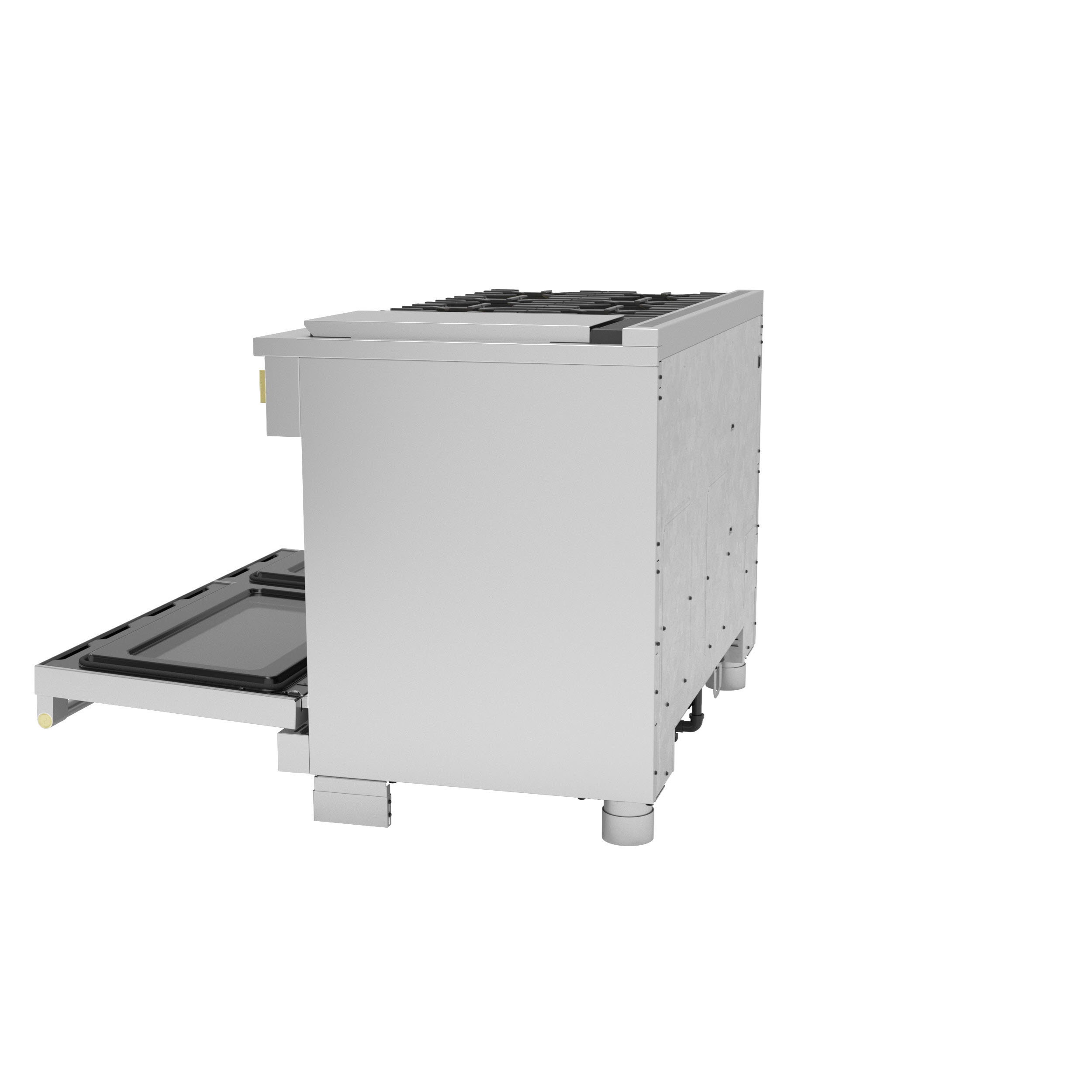 Model: ZGP486NDTSS | Monogram Monogram 48" All Gas Professional Range with 6 Burners and Griddle