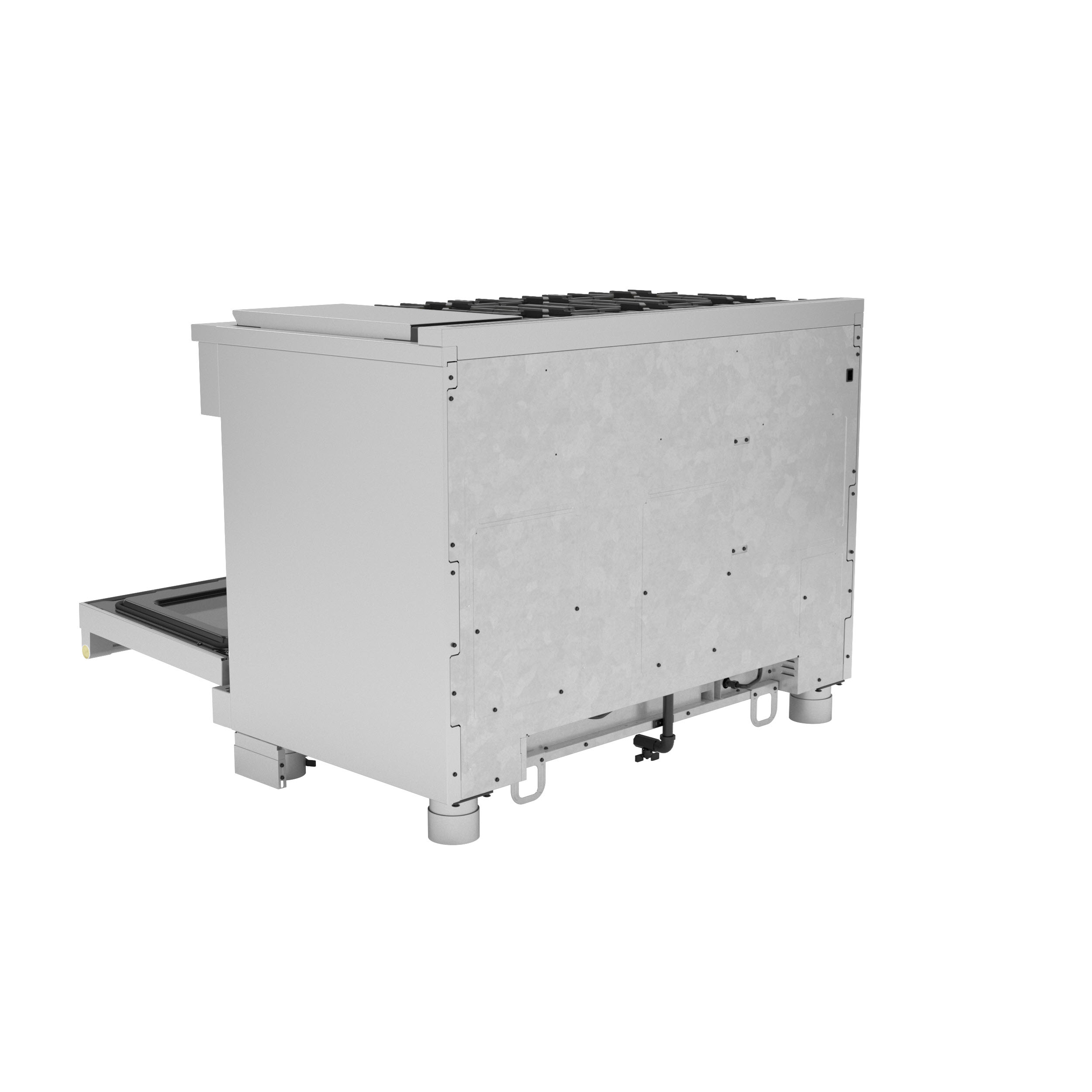 Model: ZGP486NDTSS | Monogram Monogram 48" All Gas Professional Range with 6 Burners and Griddle