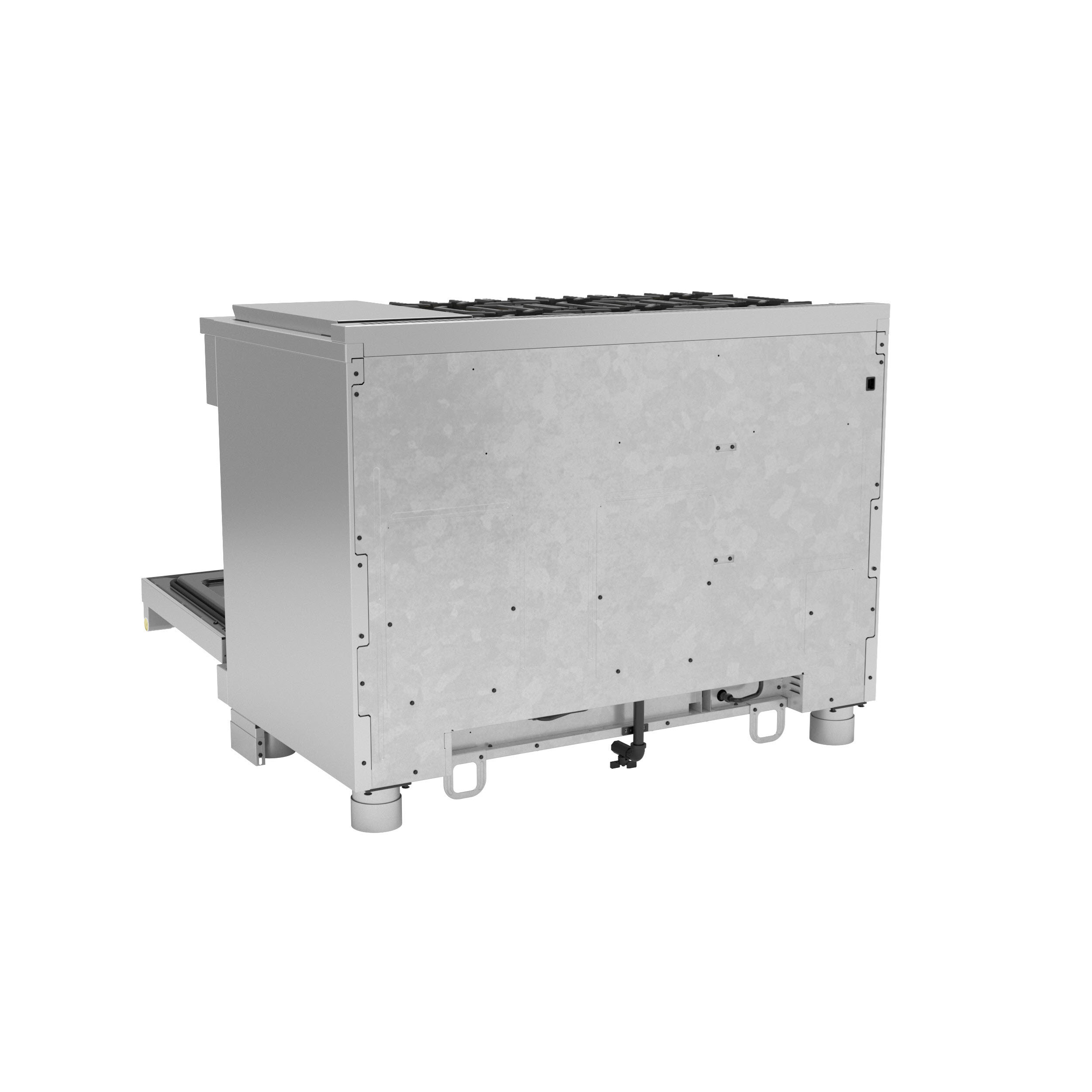 Model: ZGP486NDTSS | Monogram Monogram 48" All Gas Professional Range with 6 Burners and Griddle
