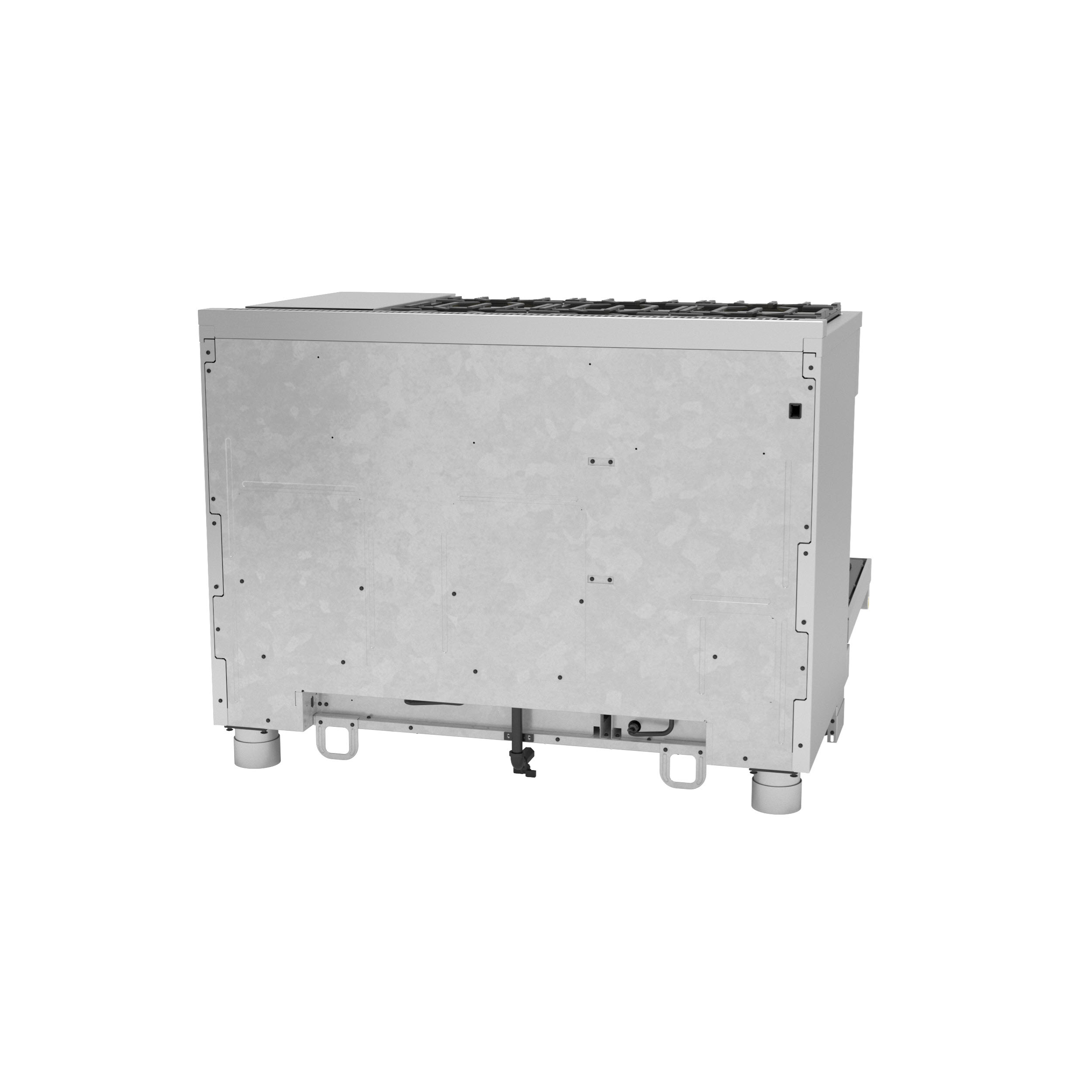 Model: ZGP486NDTSS | Monogram Monogram 48" All Gas Professional Range with 6 Burners and Griddle