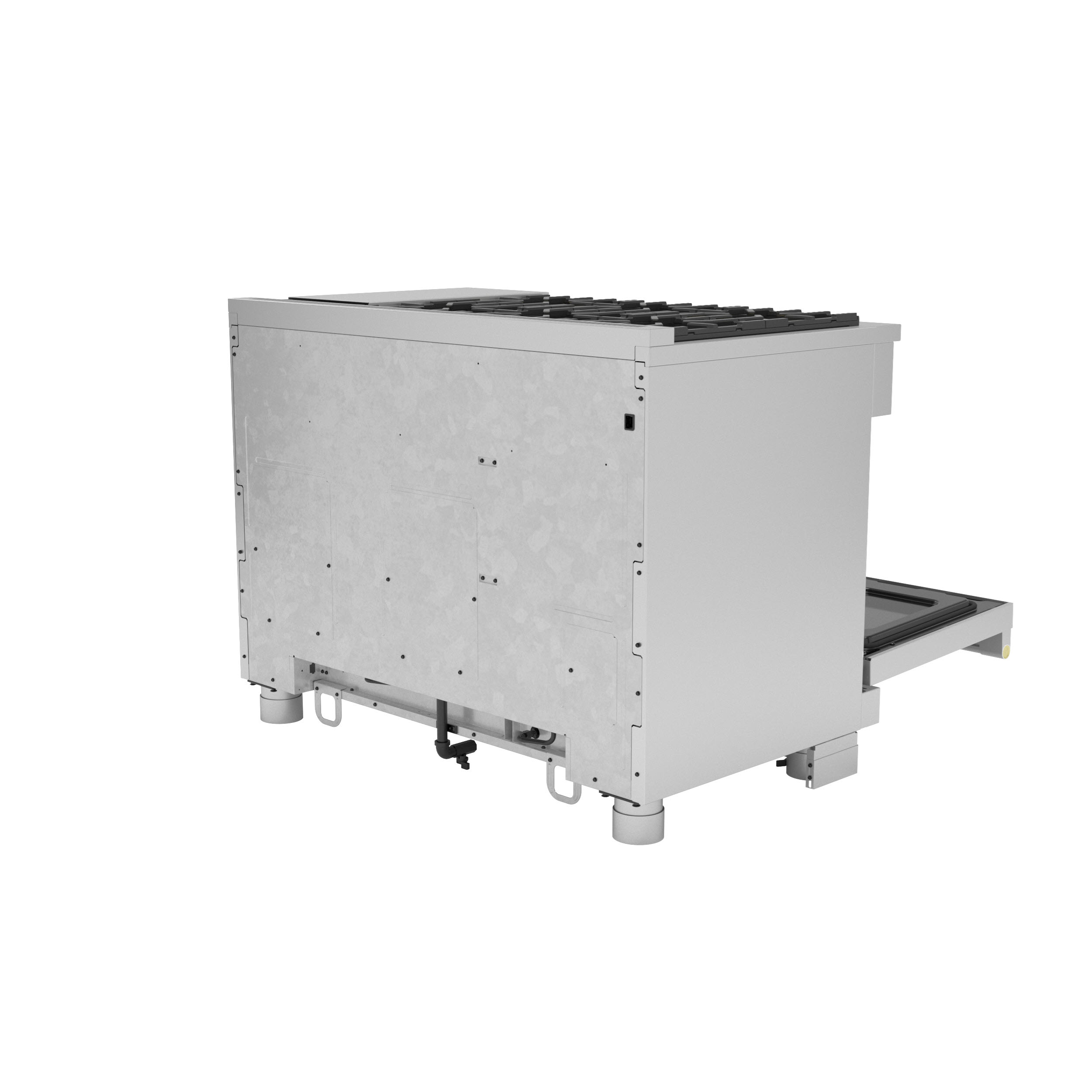 Model: ZGP486NDTSS | Monogram Monogram 48" All Gas Professional Range with 6 Burners and Griddle