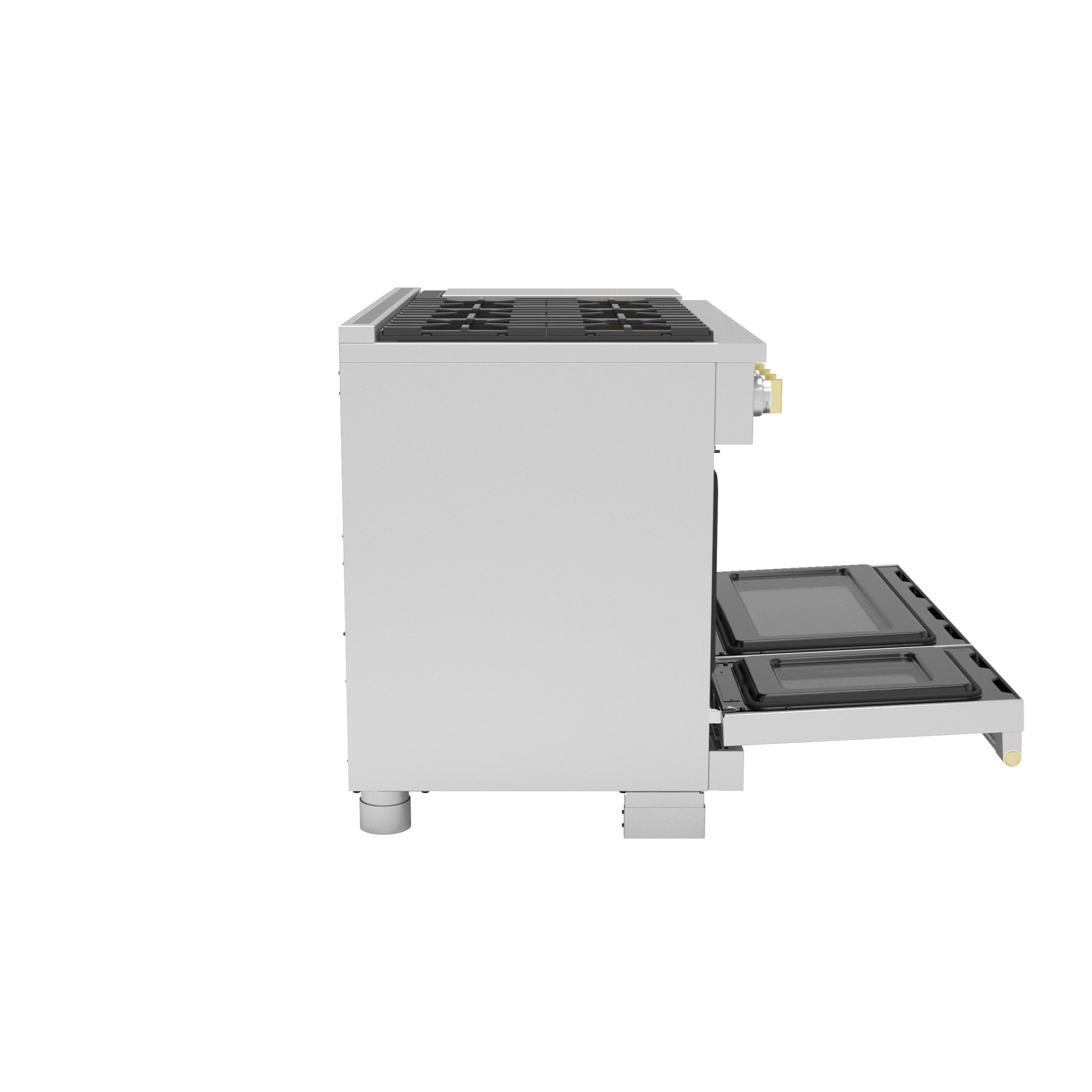 Model: ZGP486NDTSS | Monogram Monogram 48" All Gas Professional Range with 6 Burners and Griddle