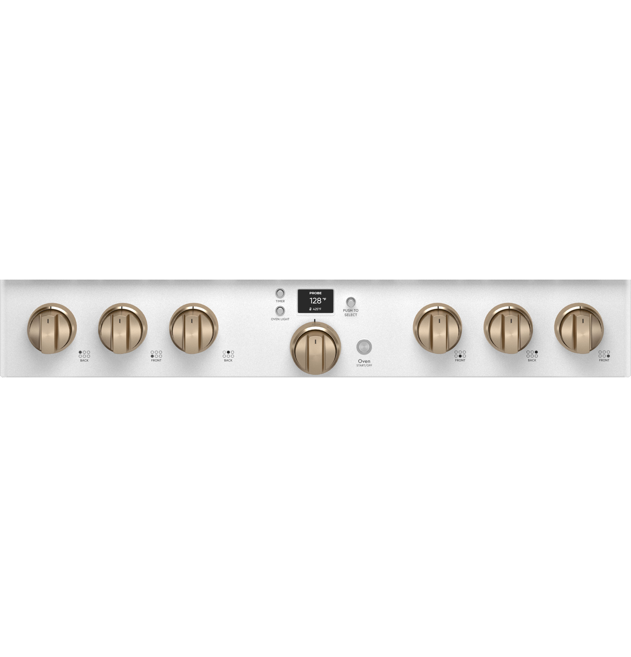 Model: C2Y366P4TW2 | Cafe Café™ 36" Smart Dual-Fuel Commercial-Style Range with 6 Burners (Natural Gas)