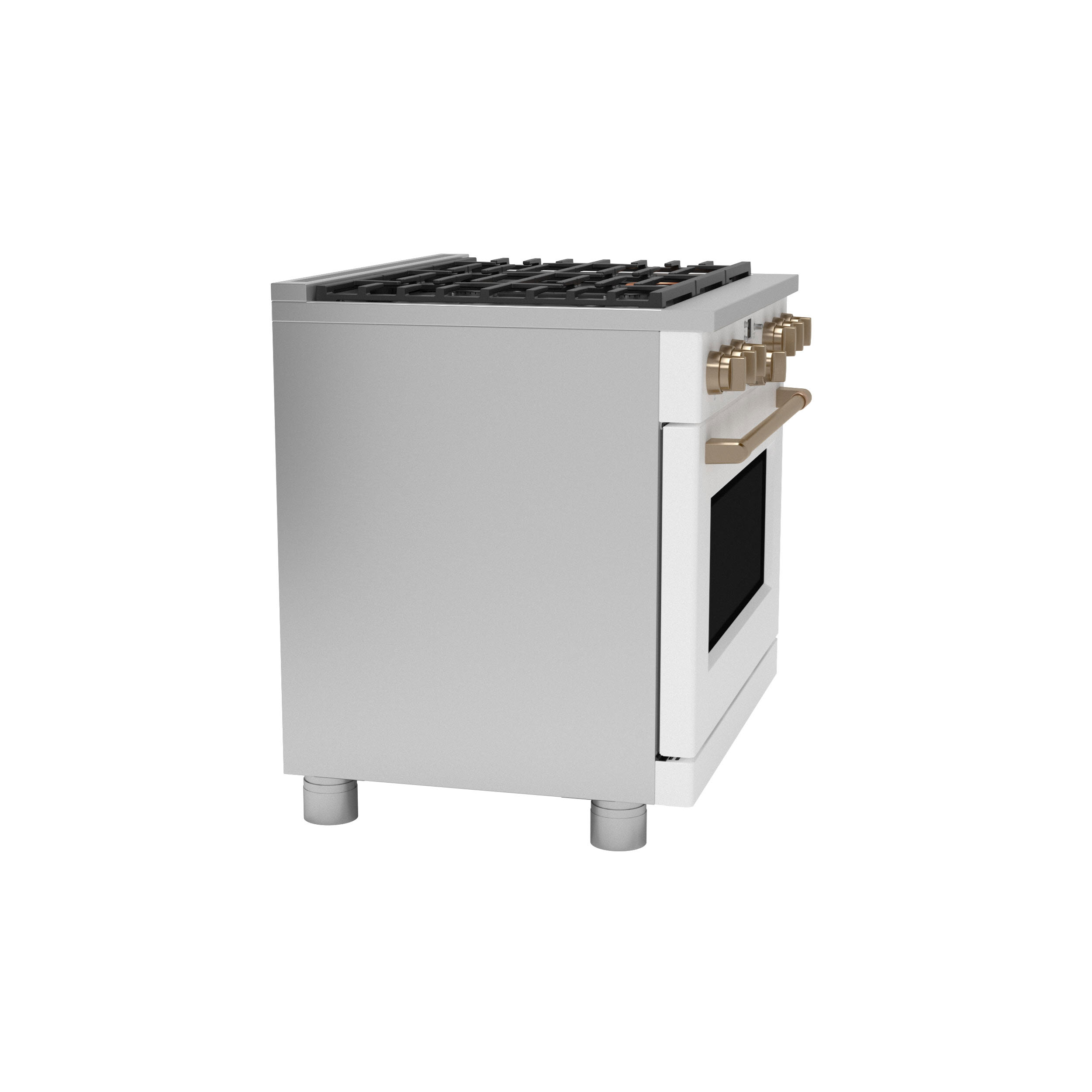 Model: C2Y366P4TW2 | Cafe Café™ 36" Smart Dual-Fuel Commercial-Style Range with 6 Burners (Natural Gas)