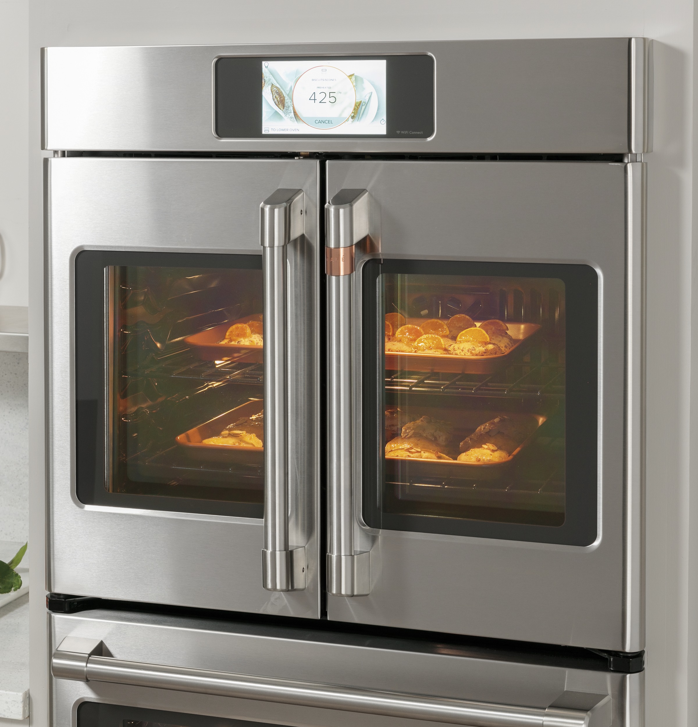 Model: CTD90FP2NS1 | Cafe Café™ Professional Series 30" Smart Built-In Convection French-Door Double Wall Oven