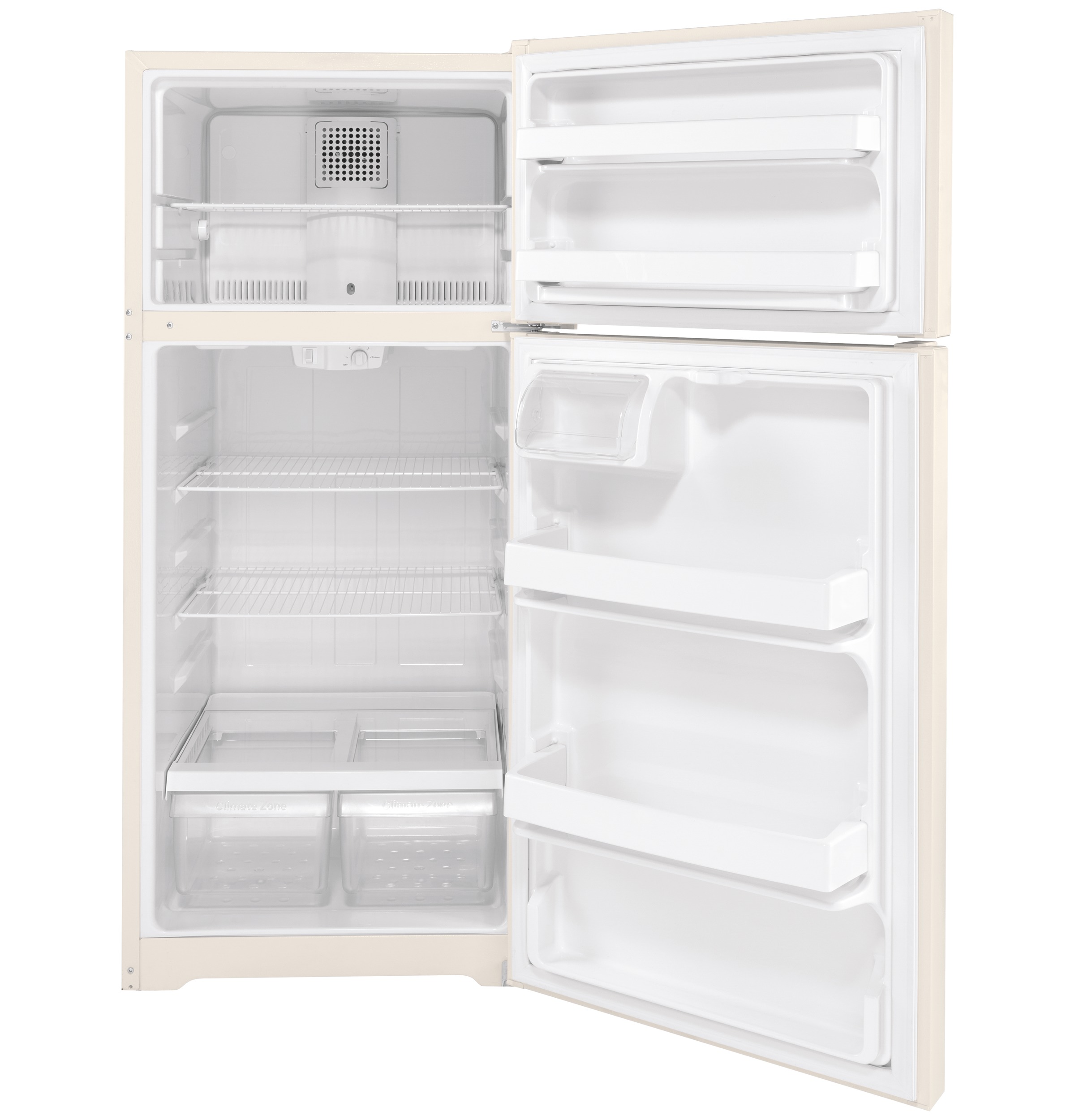 Model: GTE17DTNRCC | GE GE® ENERGY STAR® 16.6 Cu. Ft. Top-Freezer Refrigerator