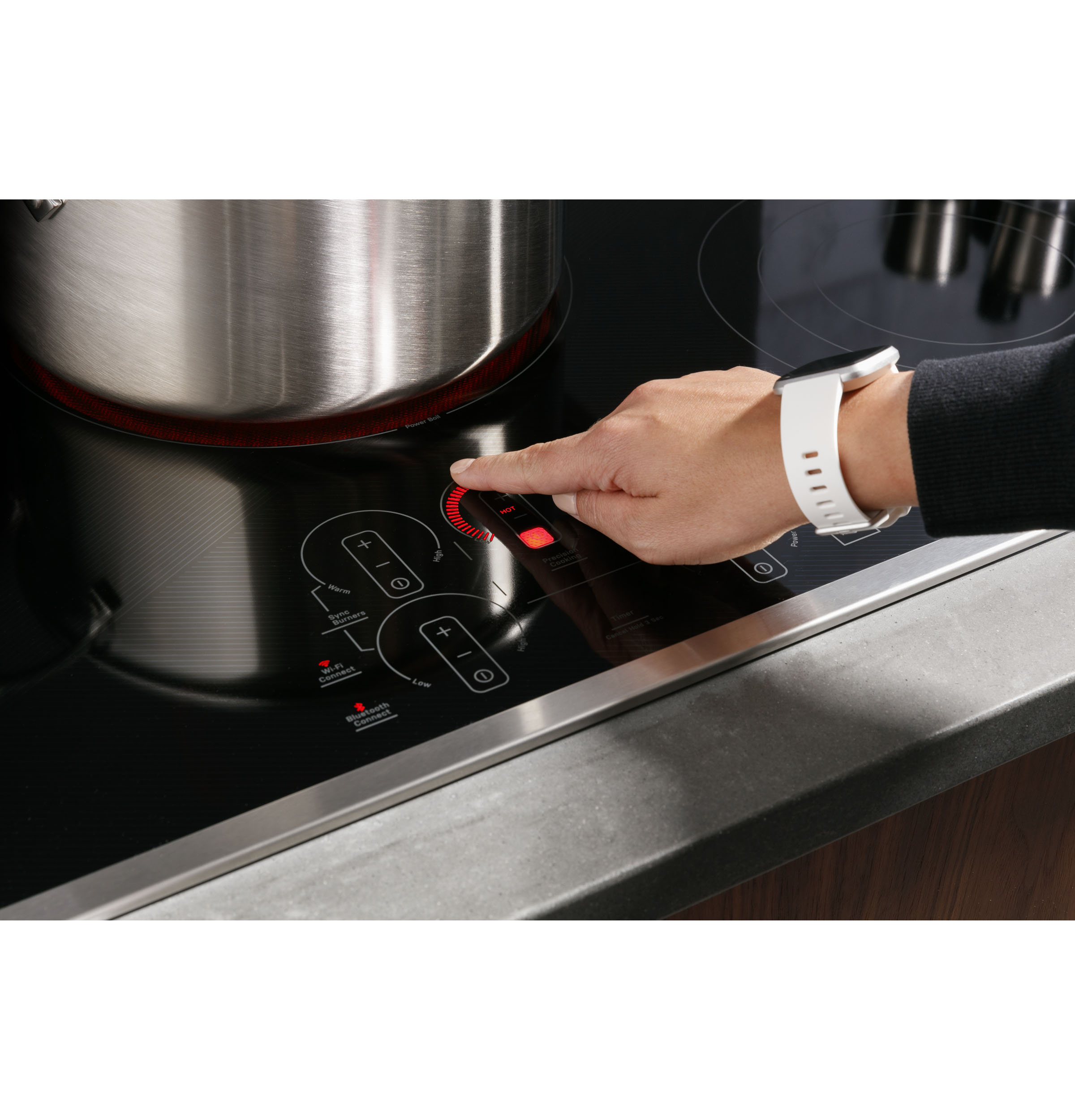 Model: PEP7036DTBB | GE Profile GE Profile™ 36" Built-In Touch Control Electric Cooktop