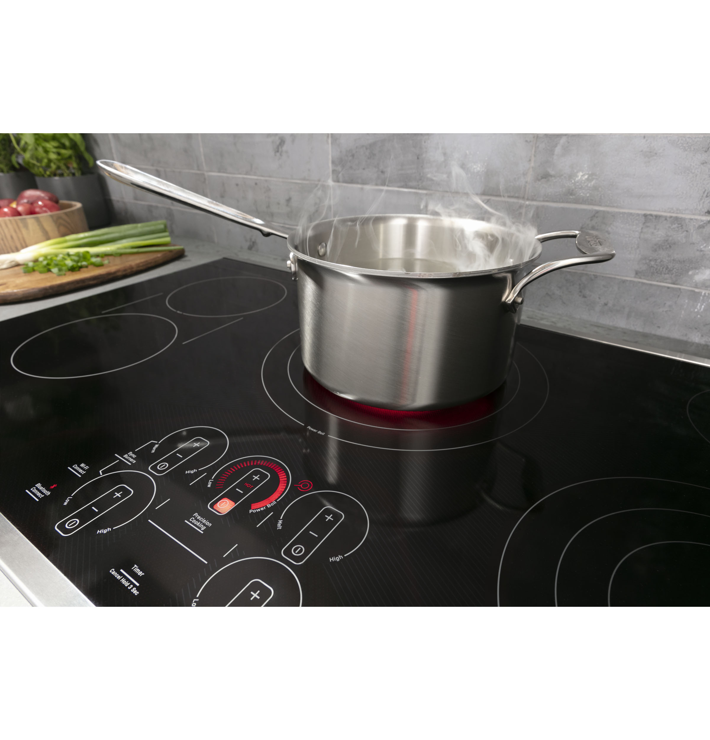 Model: PEP7036DTBB | GE Profile GE Profile™ 36" Built-In Touch Control Electric Cooktop