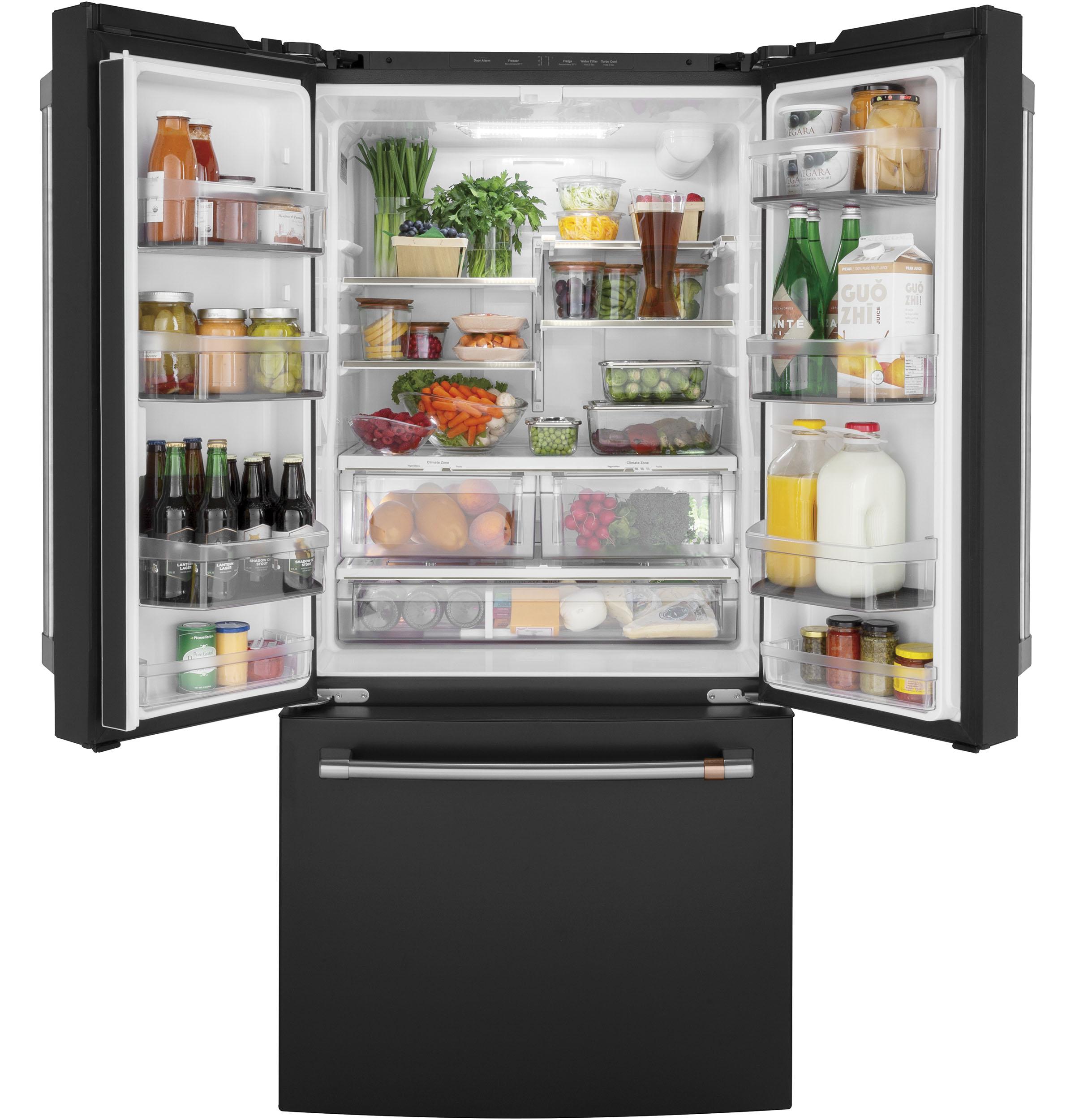 Model: CWE19SP3ND1 | Cafe Café™ ENERGY STAR® 18.6 Cu. Ft. Counter-Depth French-Door Refrigerator