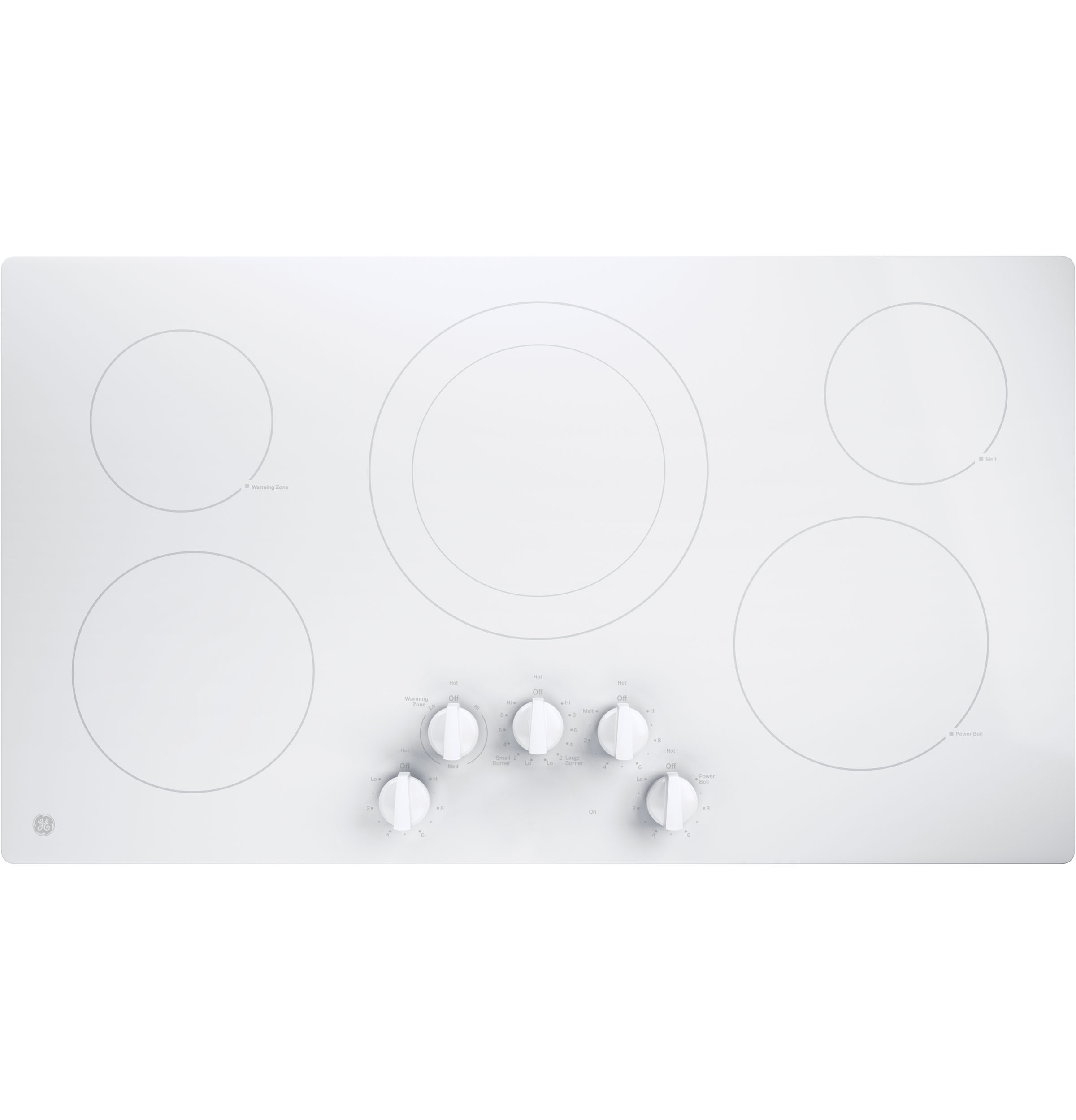 GE GE® 36" Built-In Knob Control Electric Cooktop