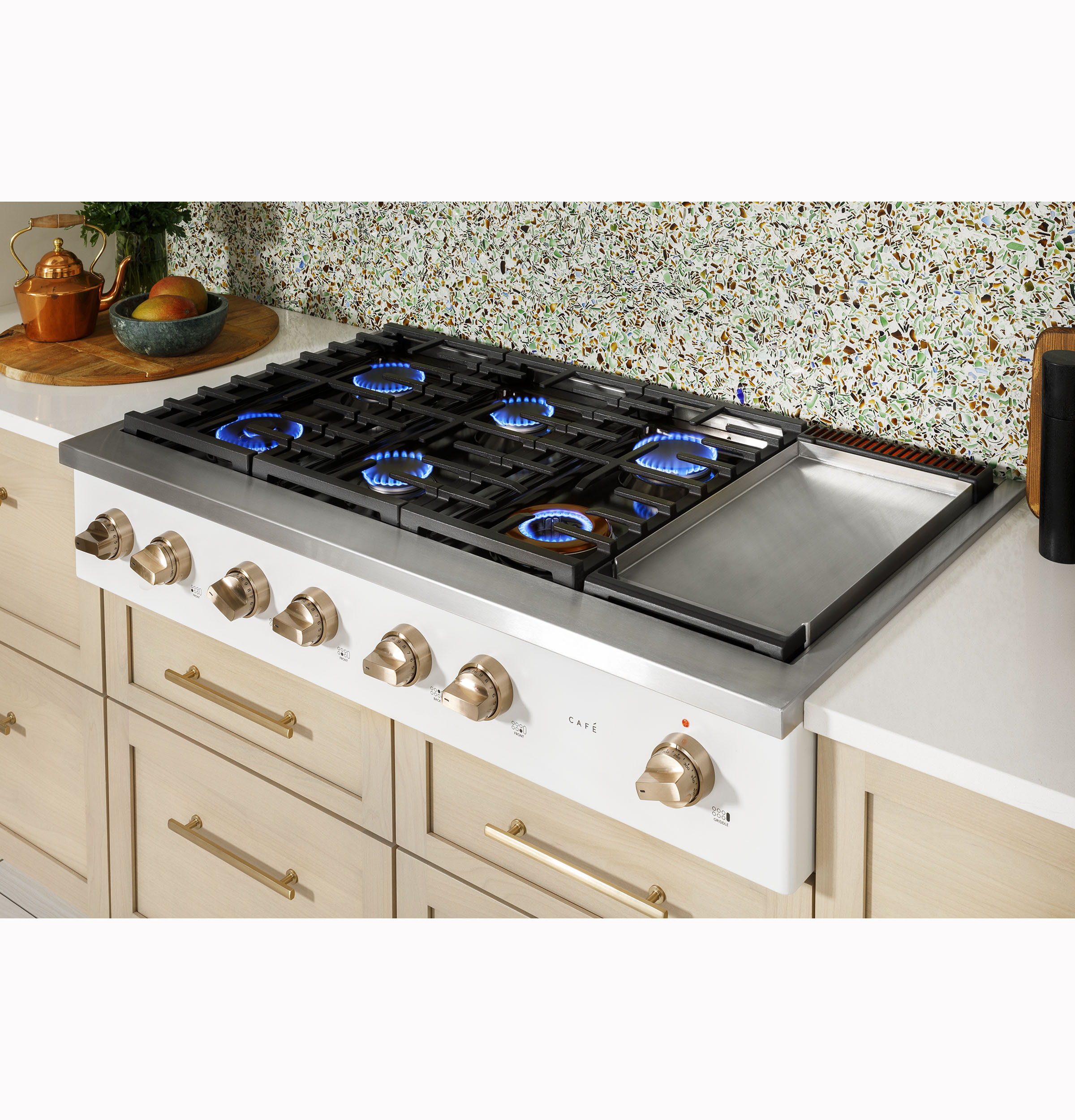 Integrated stove top new arrivals