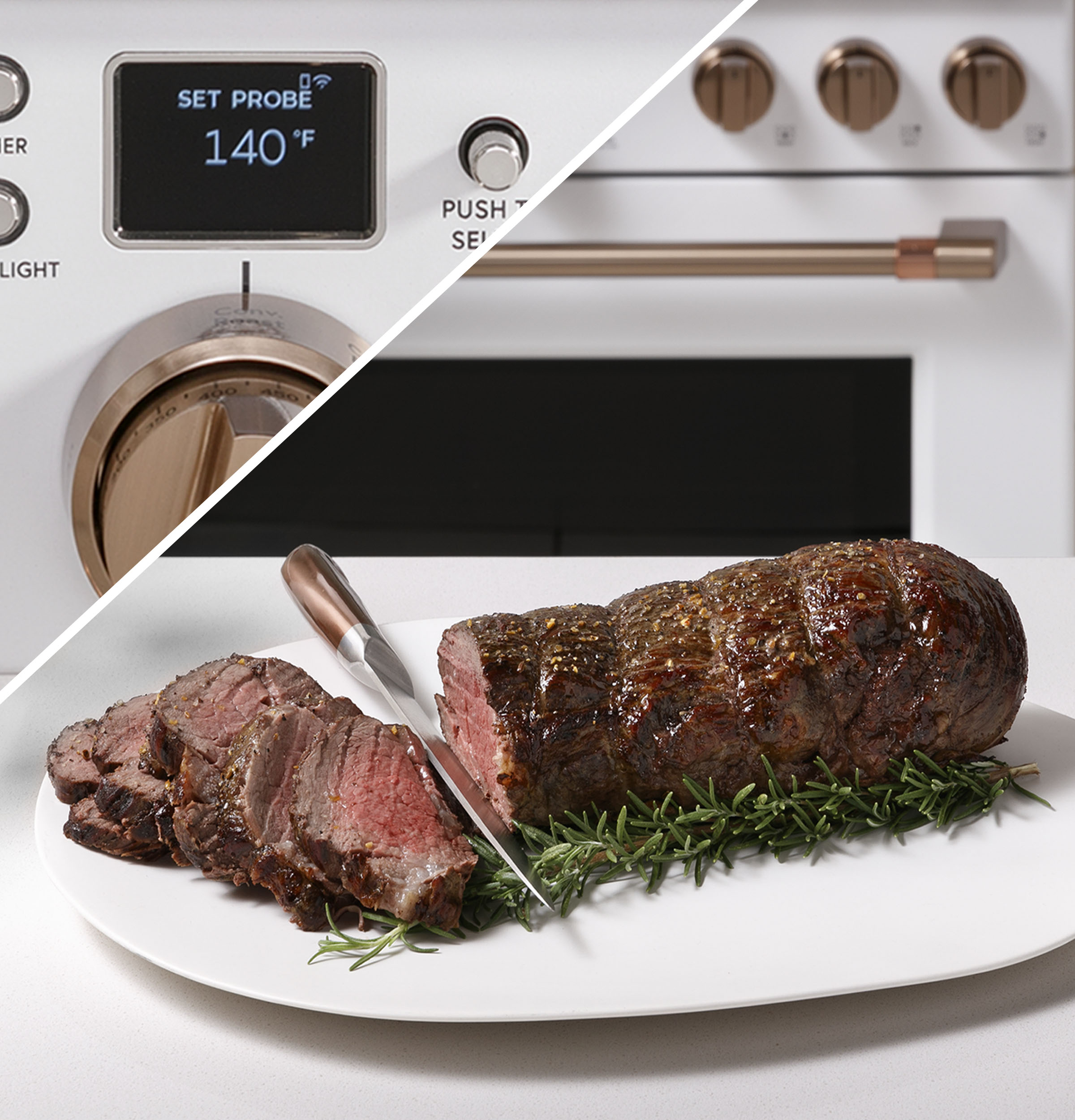 Model: C2Y366P3TD1 | Cafe Café™ 36" Smart Dual-Fuel Commercial-Style Range with 6 Burners (Natural Gas)