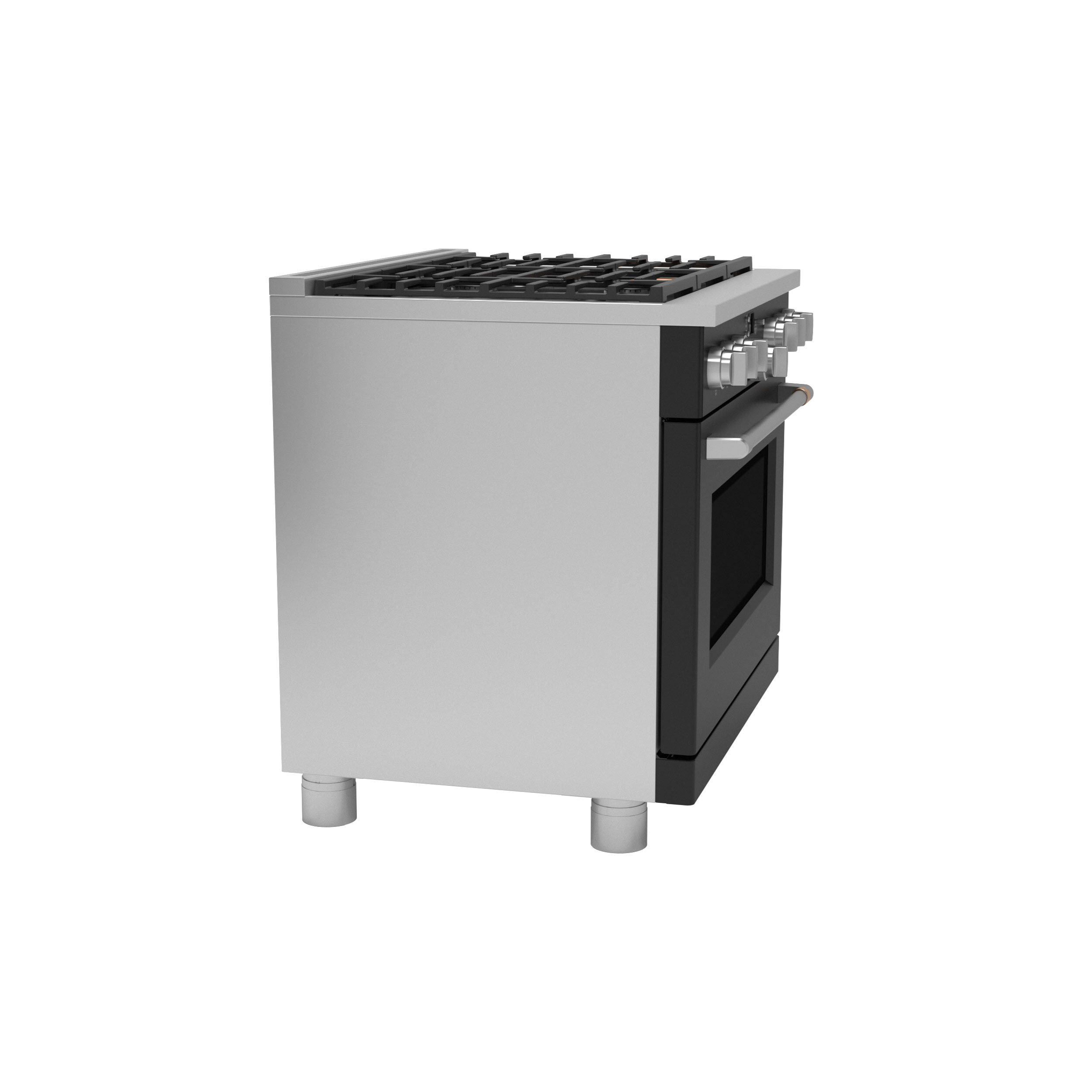 Model: C2Y366P3TD1 | Cafe Café™ 36" Smart Dual-Fuel Commercial-Style Range with 6 Burners (Natural Gas)