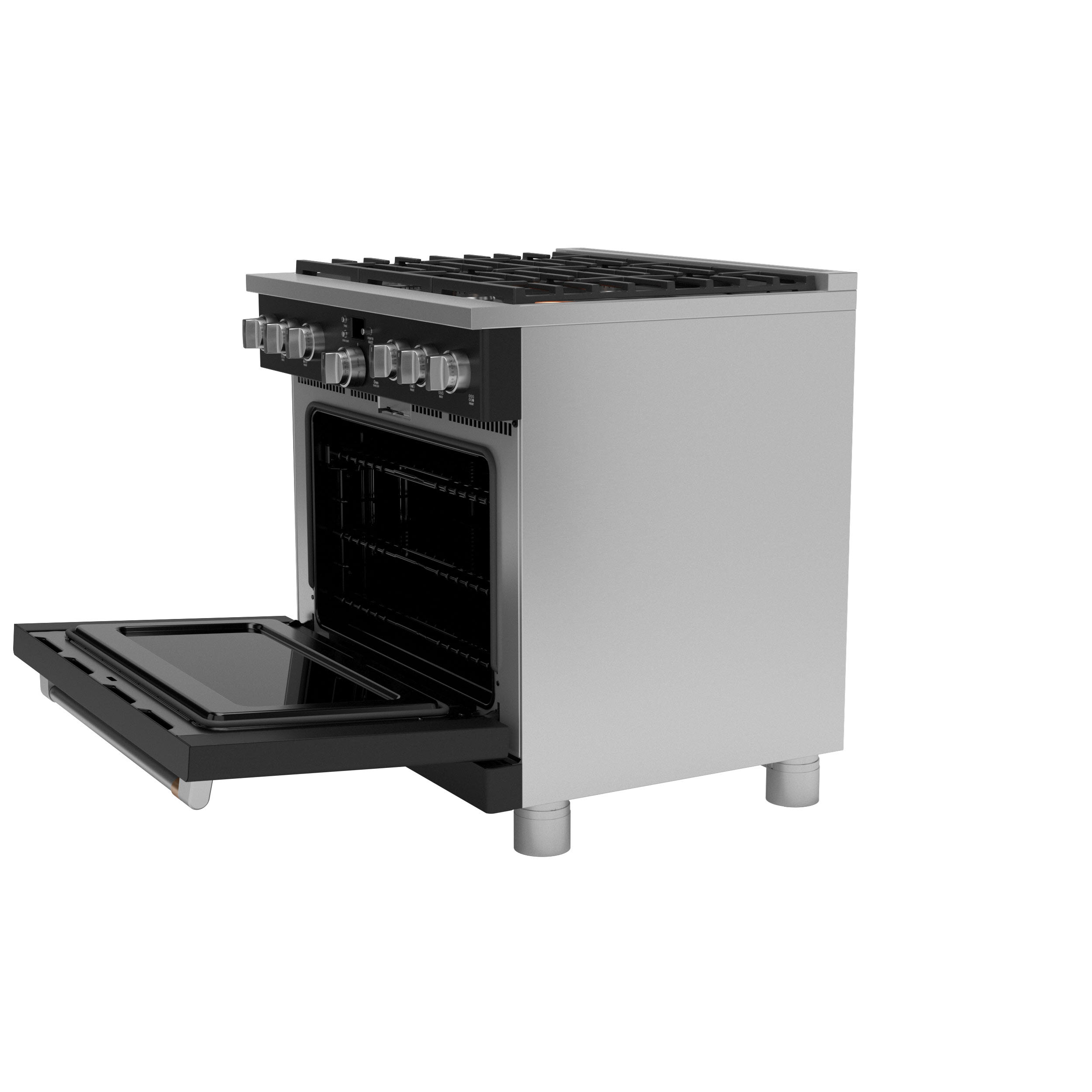 Model: C2Y366P3TD1 | Cafe Café™ 36" Smart Dual-Fuel Commercial-Style Range with 6 Burners (Natural Gas)