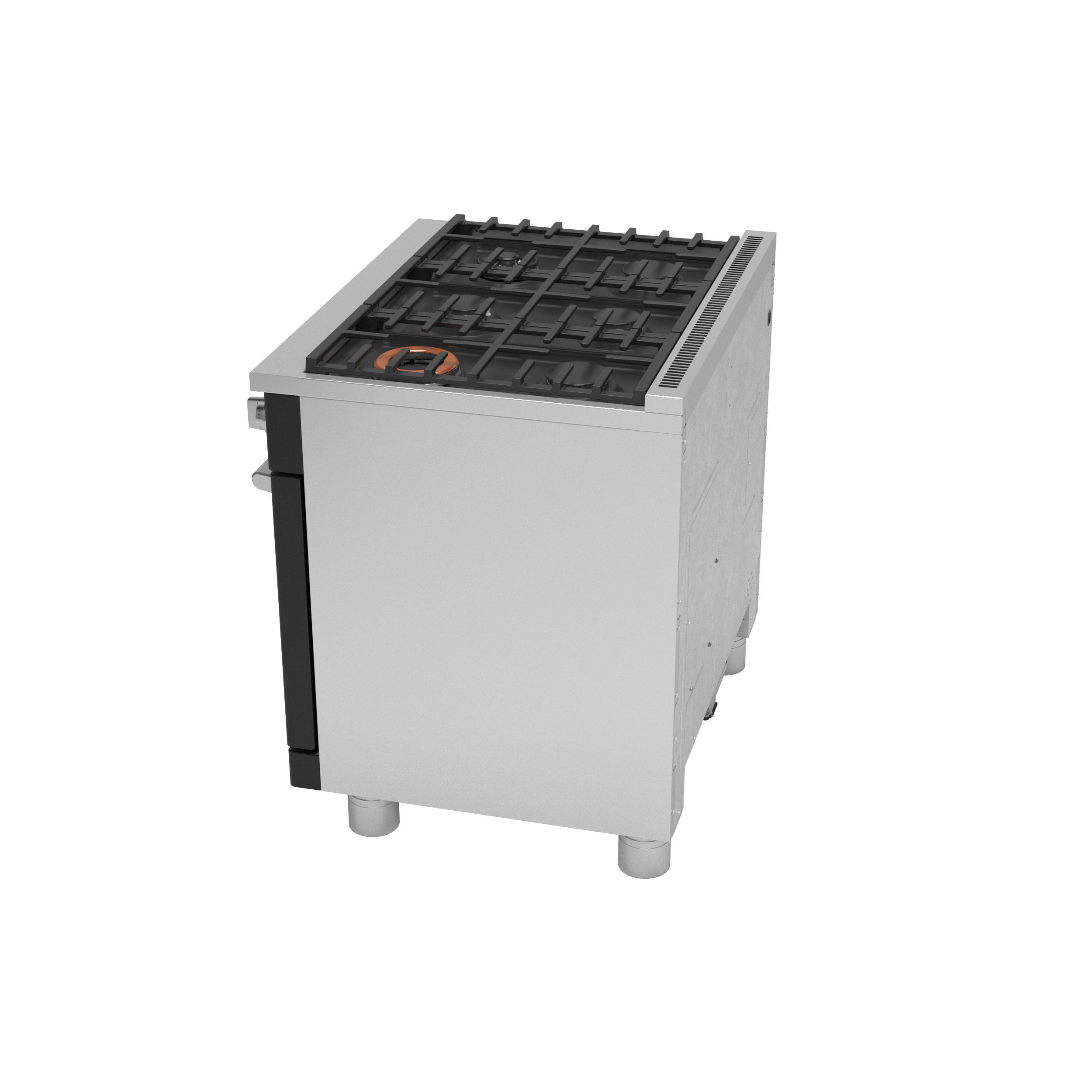 Model: C2Y366P3TD1 | Cafe Café™ 36" Smart Dual-Fuel Commercial-Style Range with 6 Burners (Natural Gas)