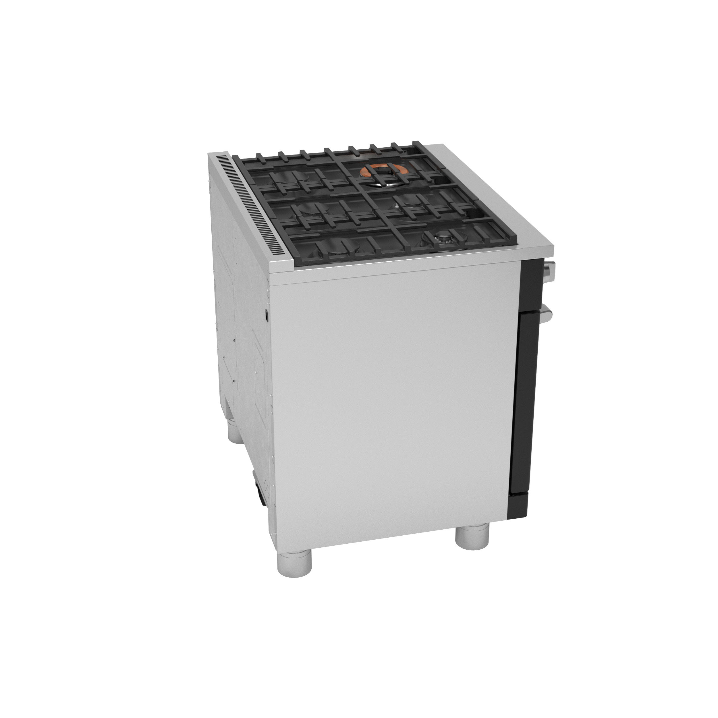 Model: C2Y366P3TD1 | Cafe Café™ 36" Smart Dual-Fuel Commercial-Style Range with 6 Burners (Natural Gas)