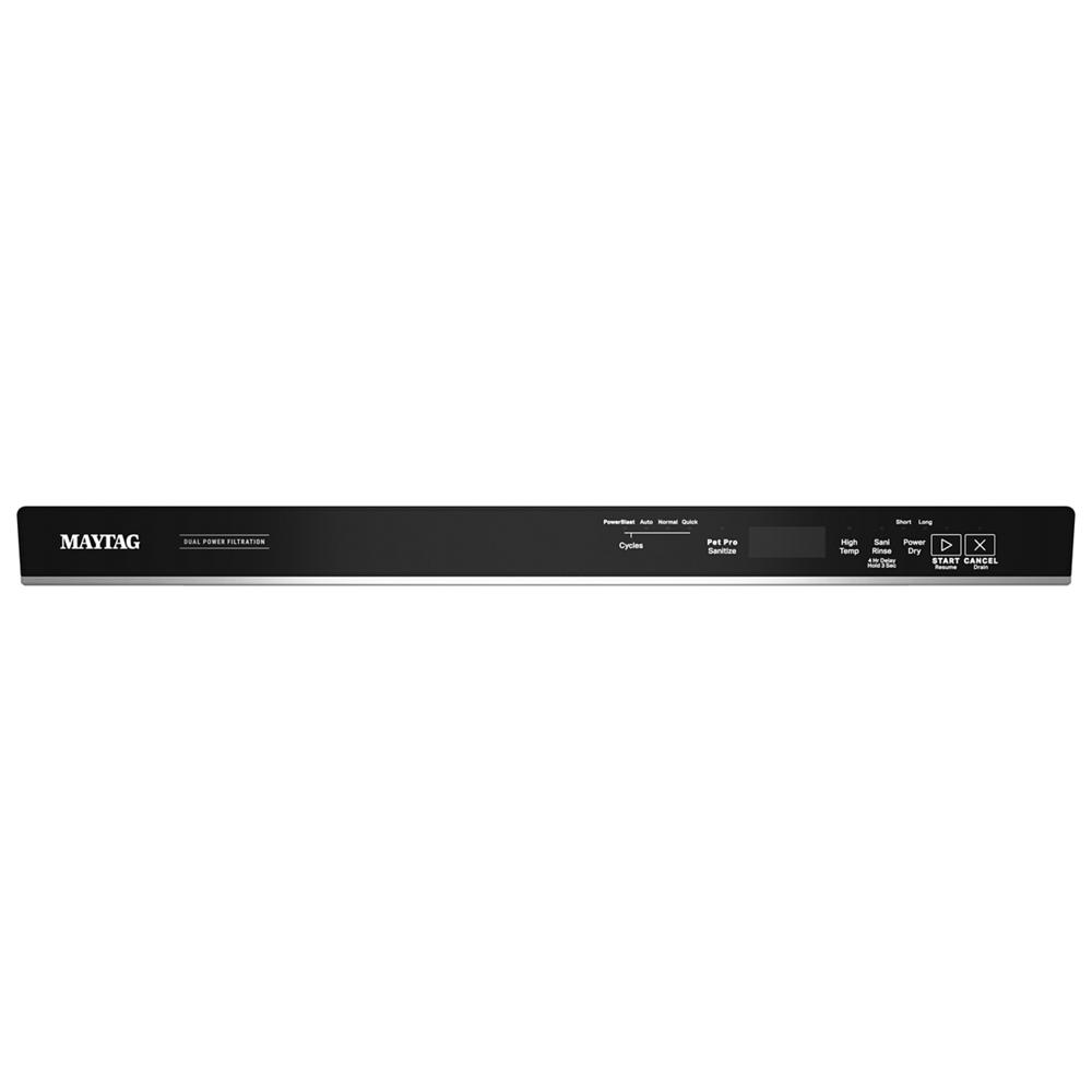 Model: MDPS6124RZ-OB | Maytag Third Rack Dishwasher with Pet Pro Sanitization Cycle