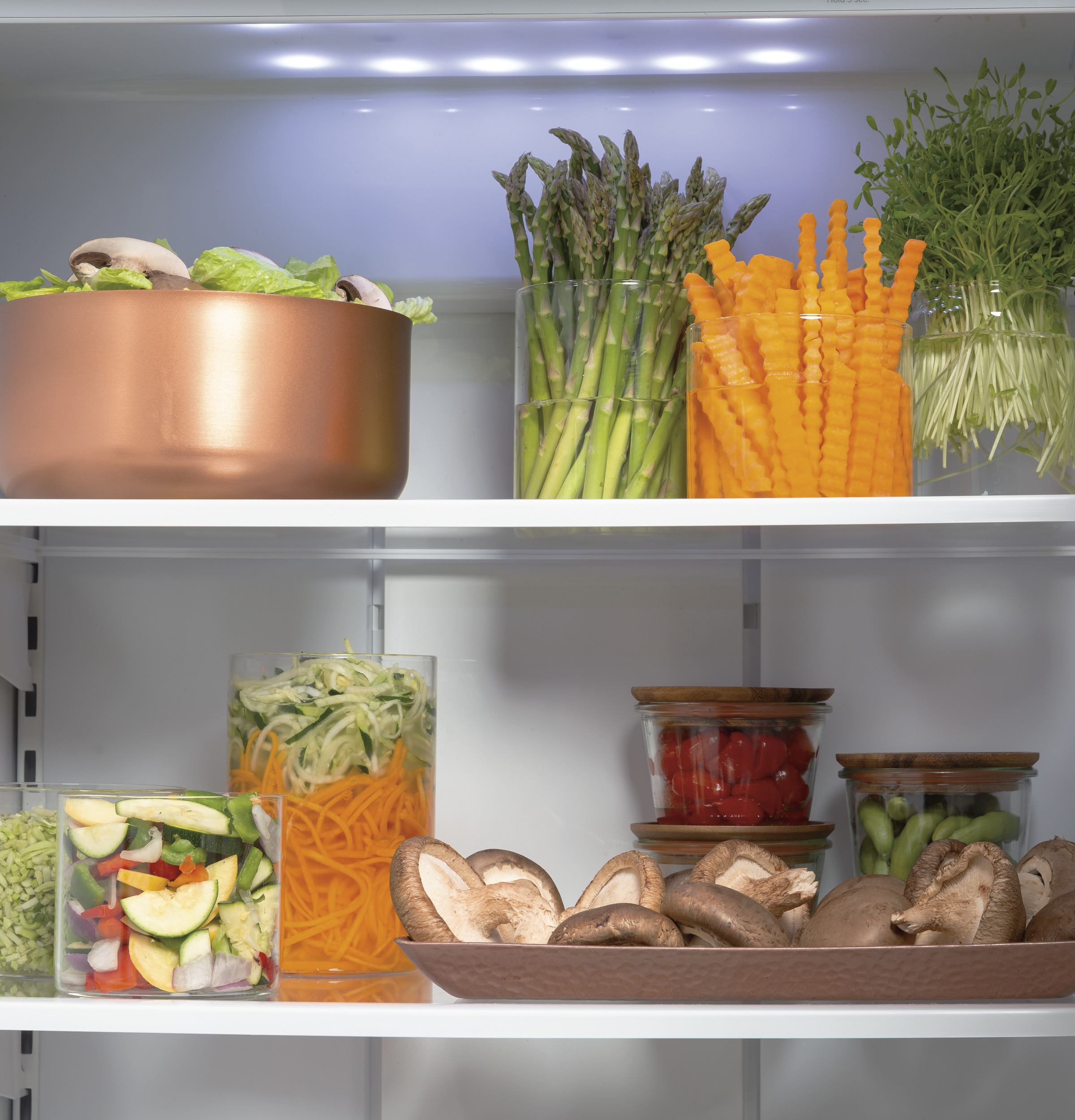 Model: CSB48WP2NS1 | Cafe Café™ 48" Smart Built-In Side-by-Side Refrigerator