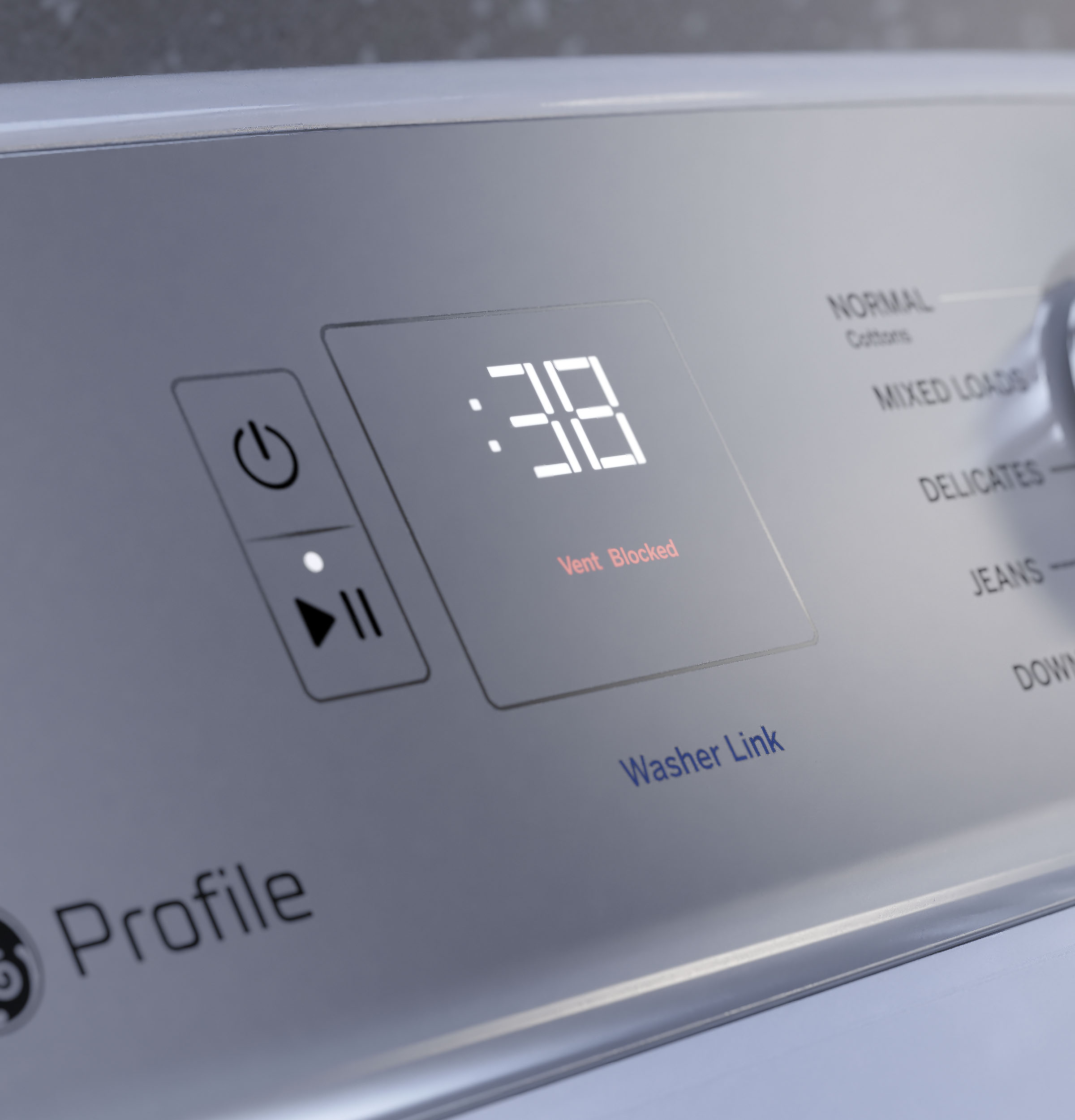 Model: PTD60EBSRWS | GE Profile GE Profile™ ENERGY STAR® 7.4 cu. ft. Capacity aluminized alloy drum Electric Dryer with Sanitize Cycle and Sensor Dry