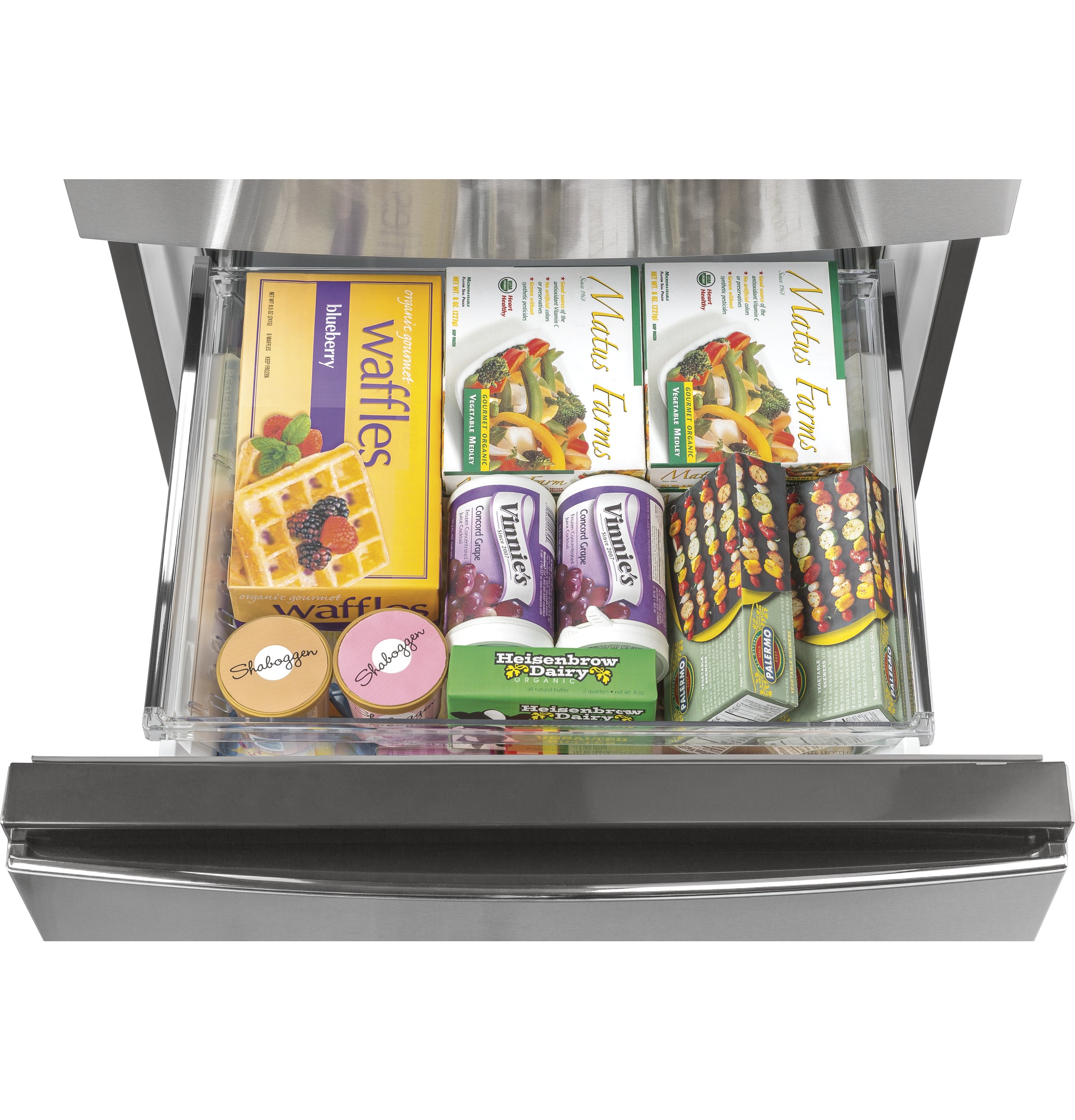Model: GLE12HSPSS | GE GE® ENERGY STAR® 11.9 Cu. Ft. Bottom-Freezer Refrigerator