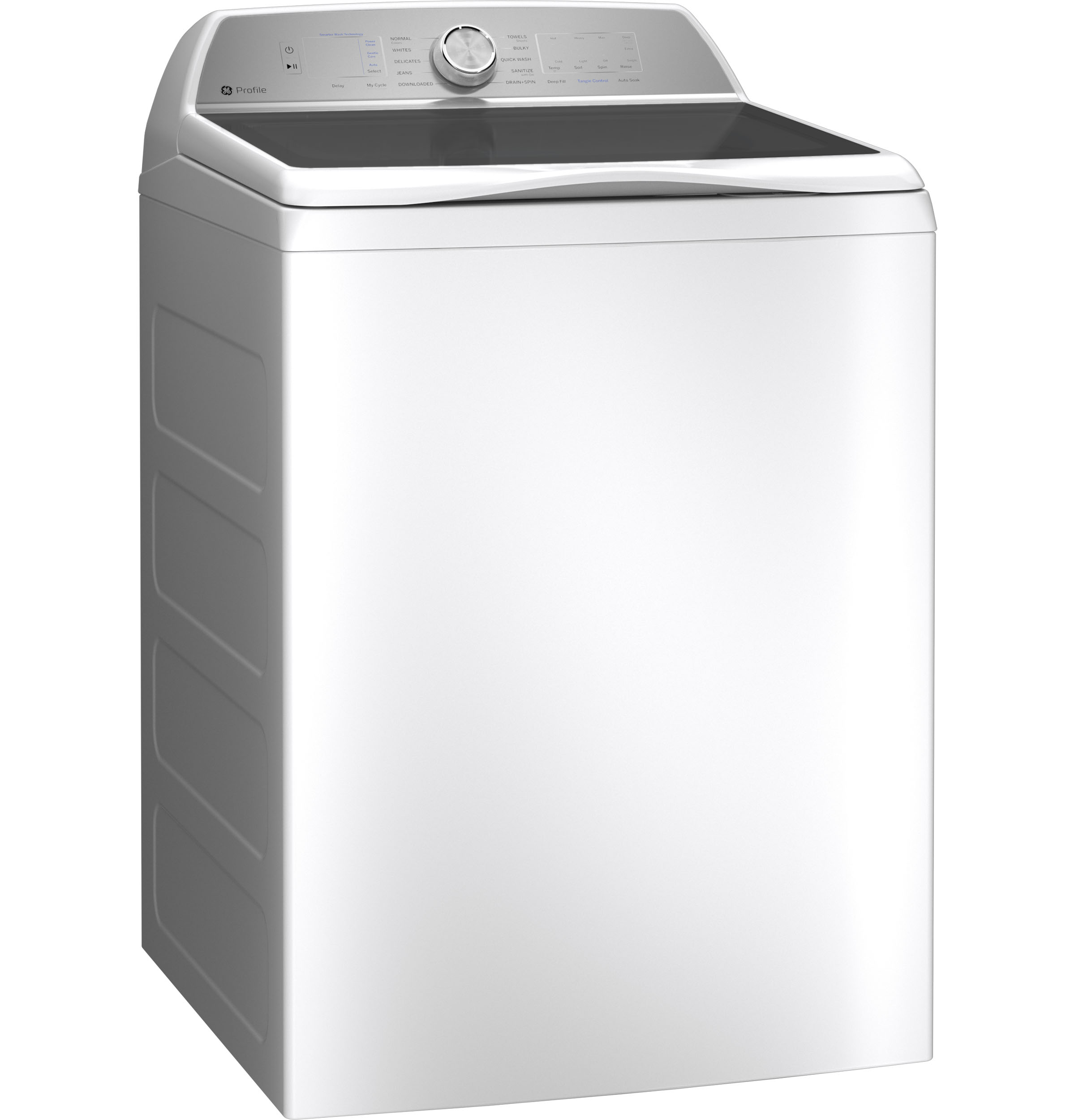 Model: PTW600BSRWS | GE Profile GE Profile™ ENERGY STAR® 5.0  cu. ft. Capacity Washer with Smarter Wash Technology and FlexDispense™