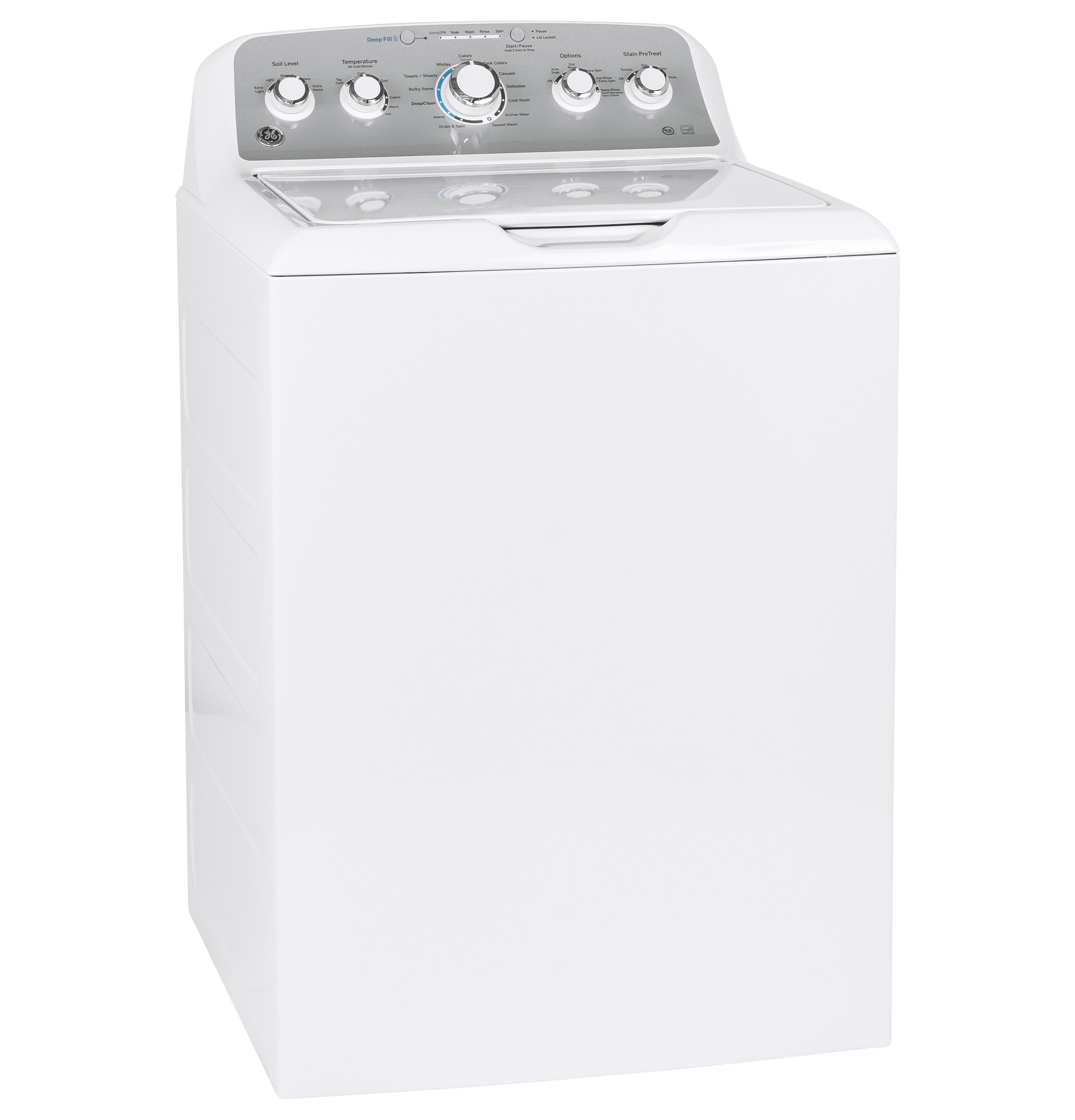 Model: GTW500ASNWS | GE GE® ENERGY STAR® 4.6 cu. ft. Capacity Washer with Stainless Steel Basket